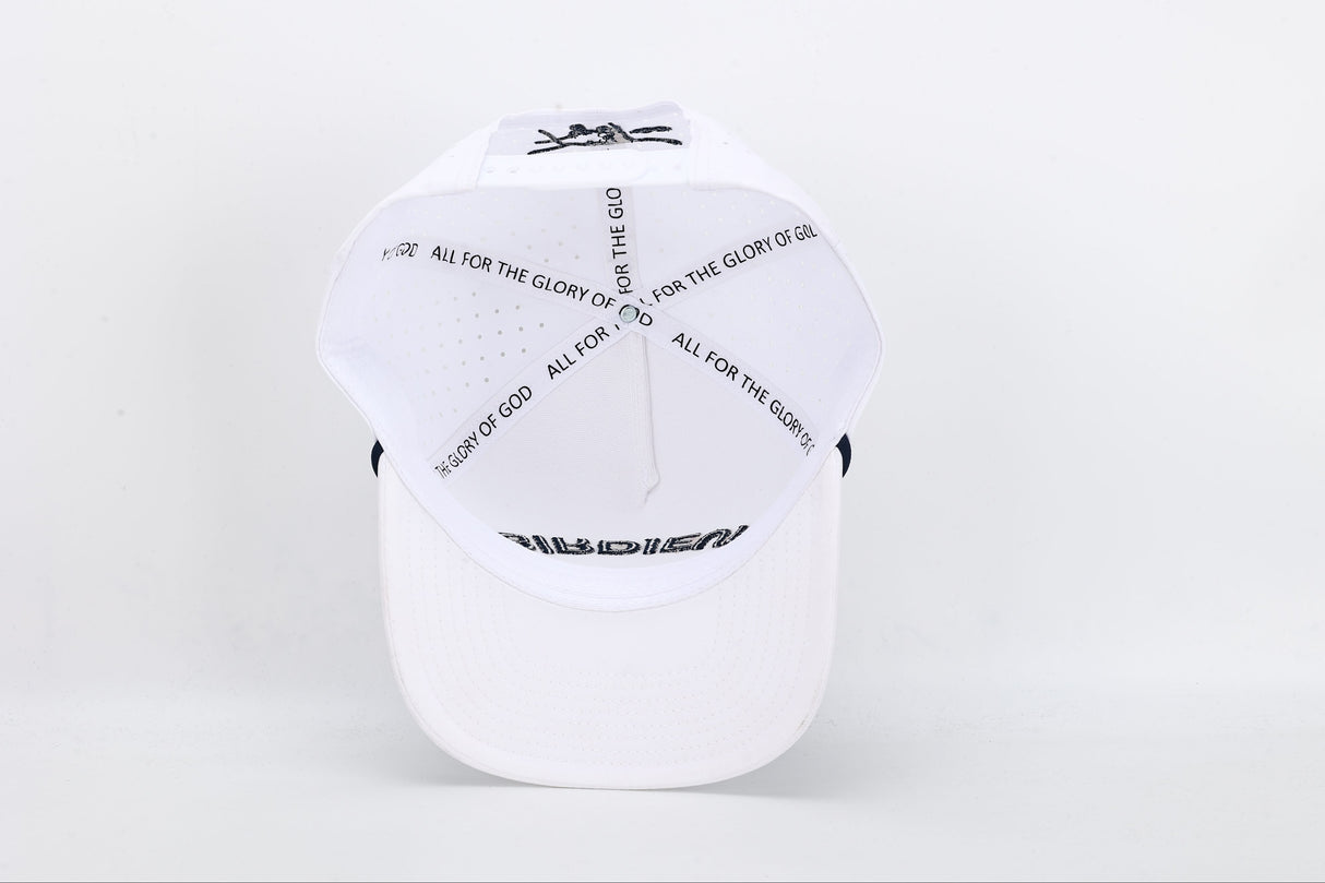 BIRDIEUP Rope SnapBack - White