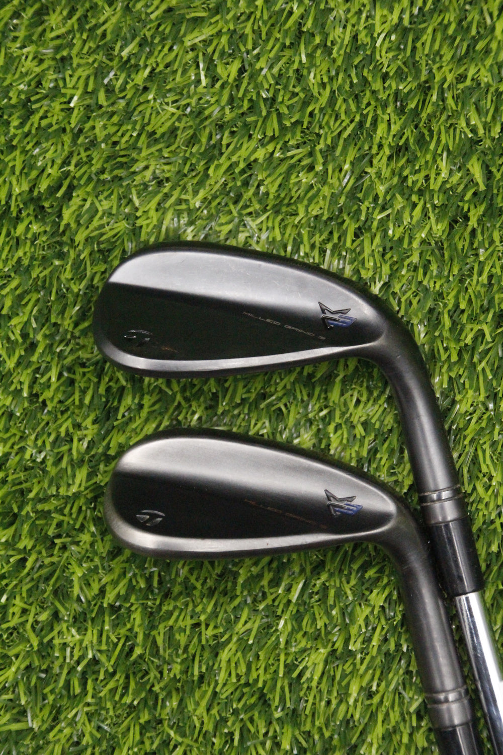 TaylorMade Milled Grind 3 Raw Black 56° 60° Wedge Set XS Flex