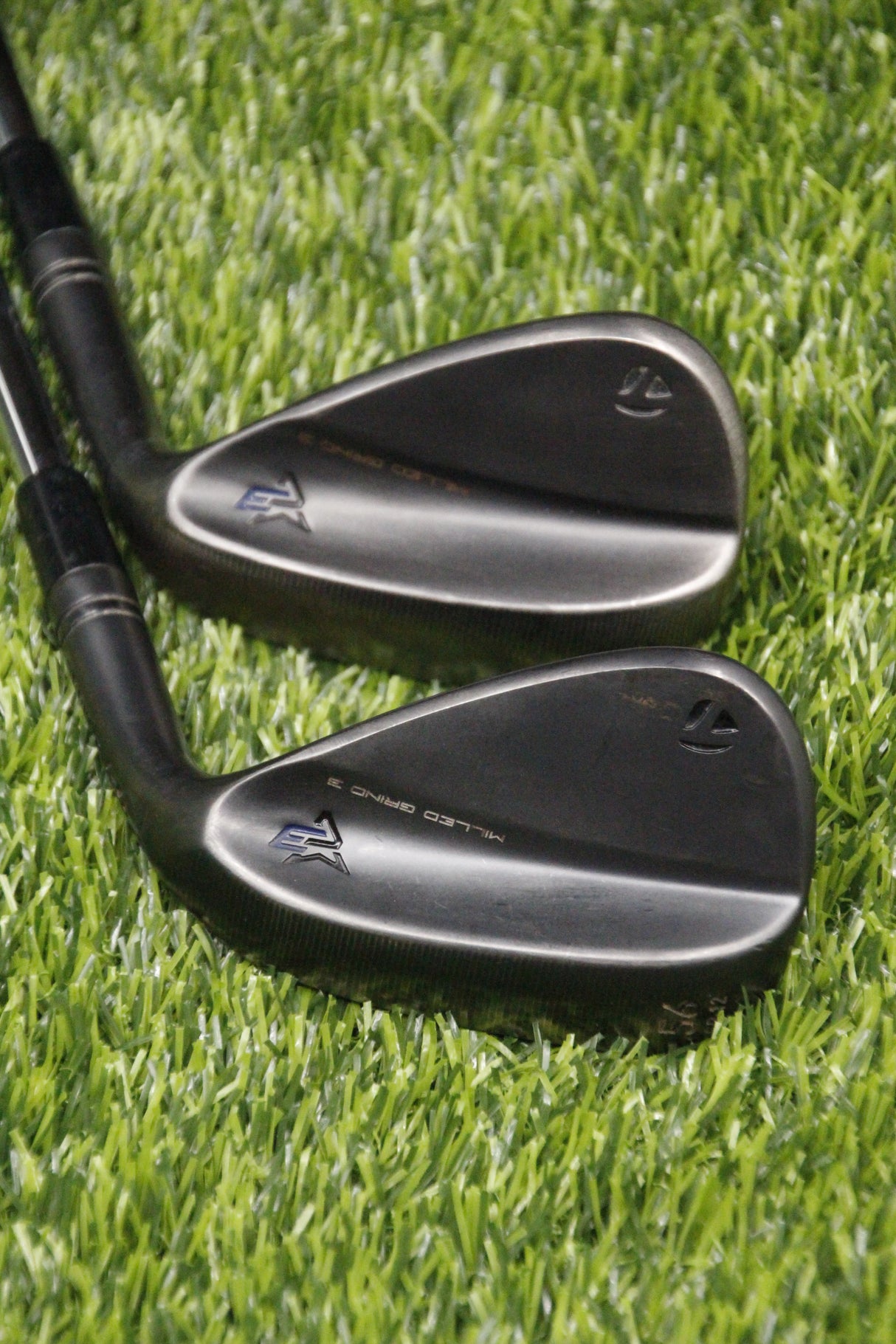 TaylorMade Milled Grind 3 Raw Black 56° 60° Wedge Set XS Flex