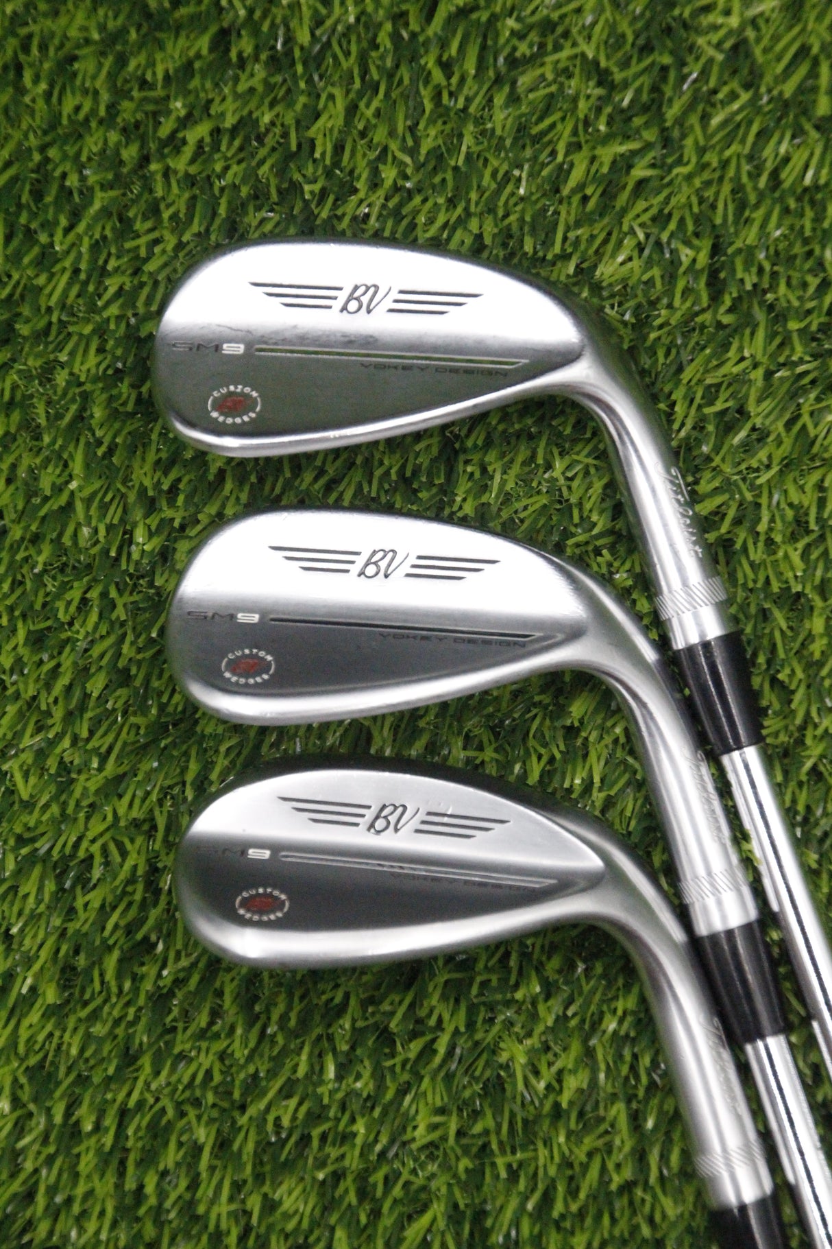 Titleist Vokey SM9 Custom Tour Chrome 50° 54° 58° Wedge Set Wedge Flex