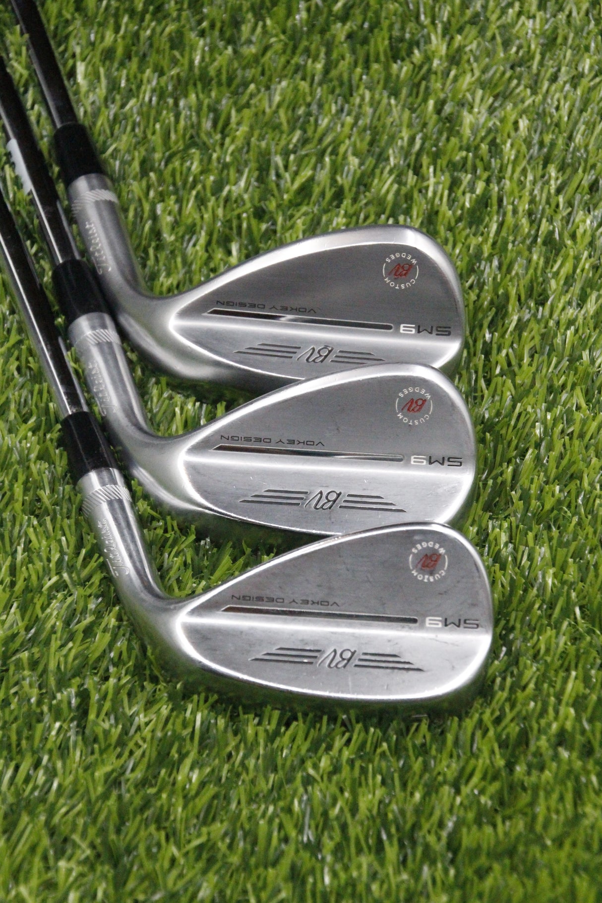 Titleist Vokey SM9 Custom Tour Chrome 50° 54° 58° Wedge Set Wedge Flex