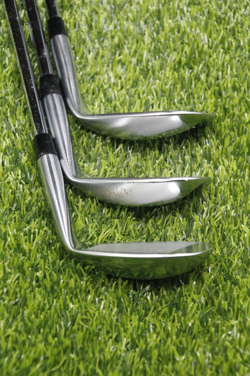 Lefty Mizuno T20 Satin Chrome 50° 55° 60° Wedge Set XS Flex