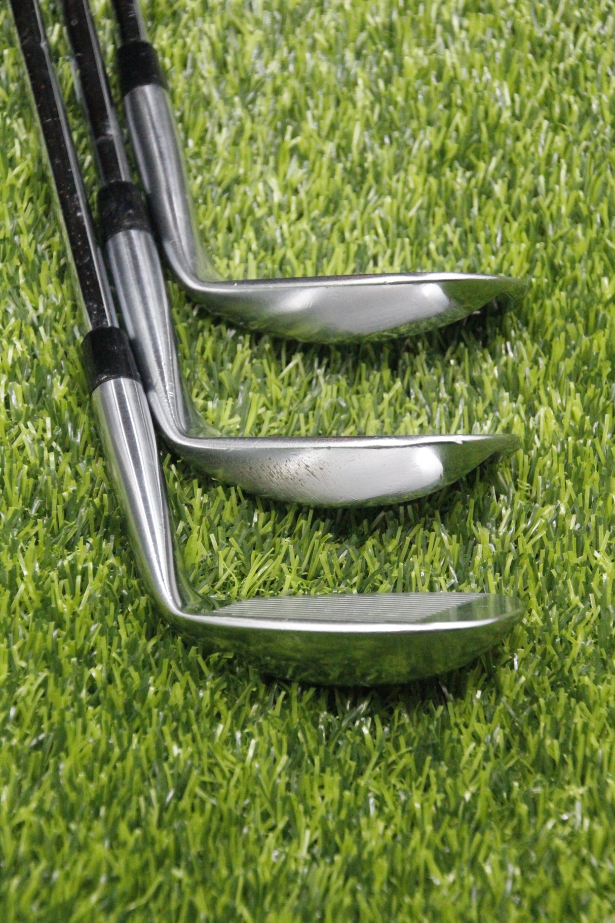 Lefty Mizuno T20 Satin Chrome 50° 55° 60° Wedge Set XS Flex