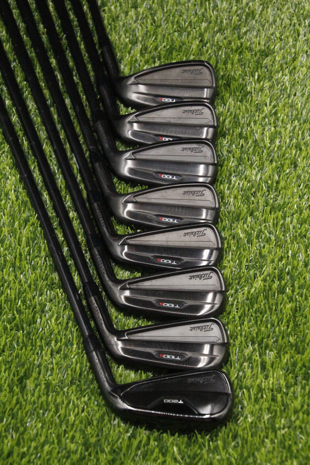 Titleist 2021 T200/T100s Black Combo Iron Set 4-PW GW XS Flex +0.5"