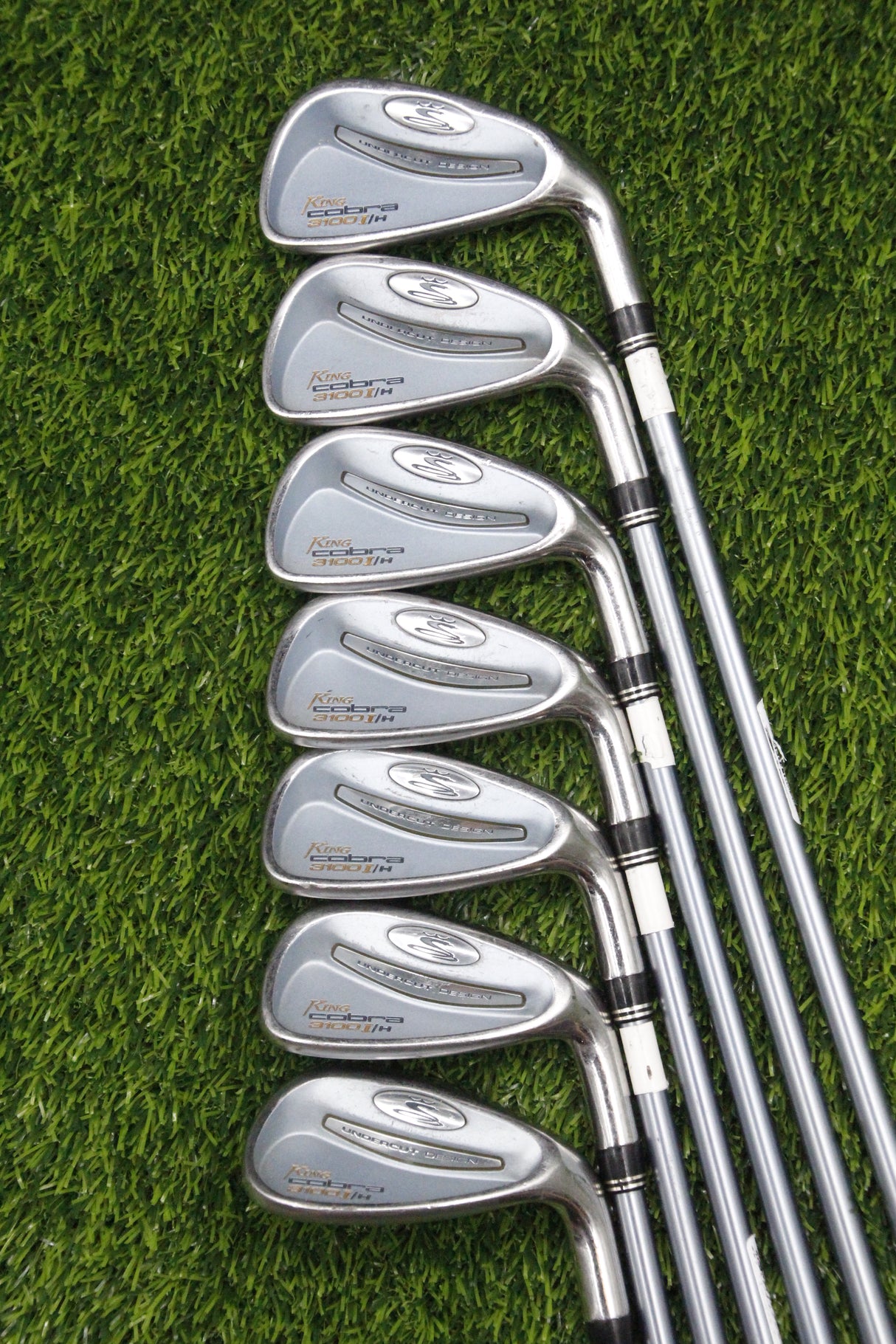 WOMEN Cobra 3100 IH Iron Set 4-6i 8-PW SW L Flex +0.5"
