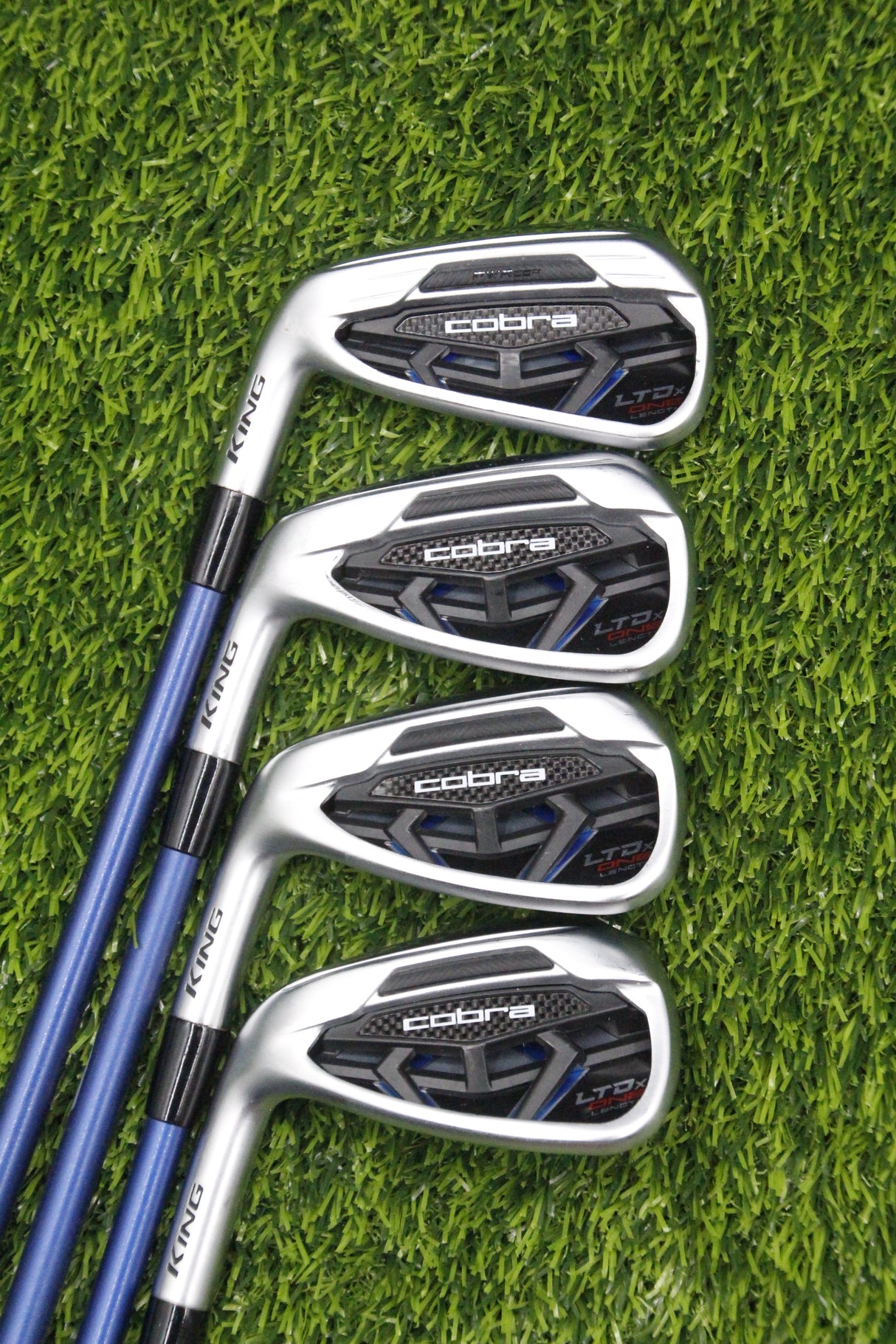 Lefty Cobra King LTDx One Length w/ LAGOLF Bryson Series Shaft Iron Set 7-PW S Flex 37"