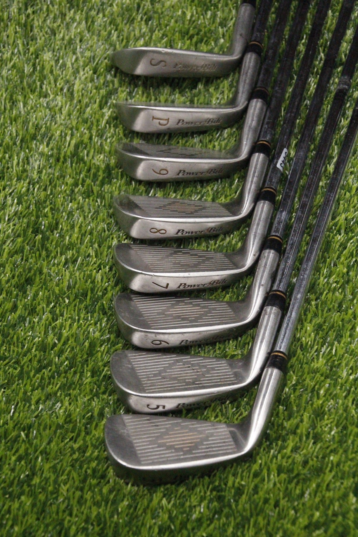 Power Bilt Grand Slam Iron Set 3i 5-PW SW S Flex Std Length