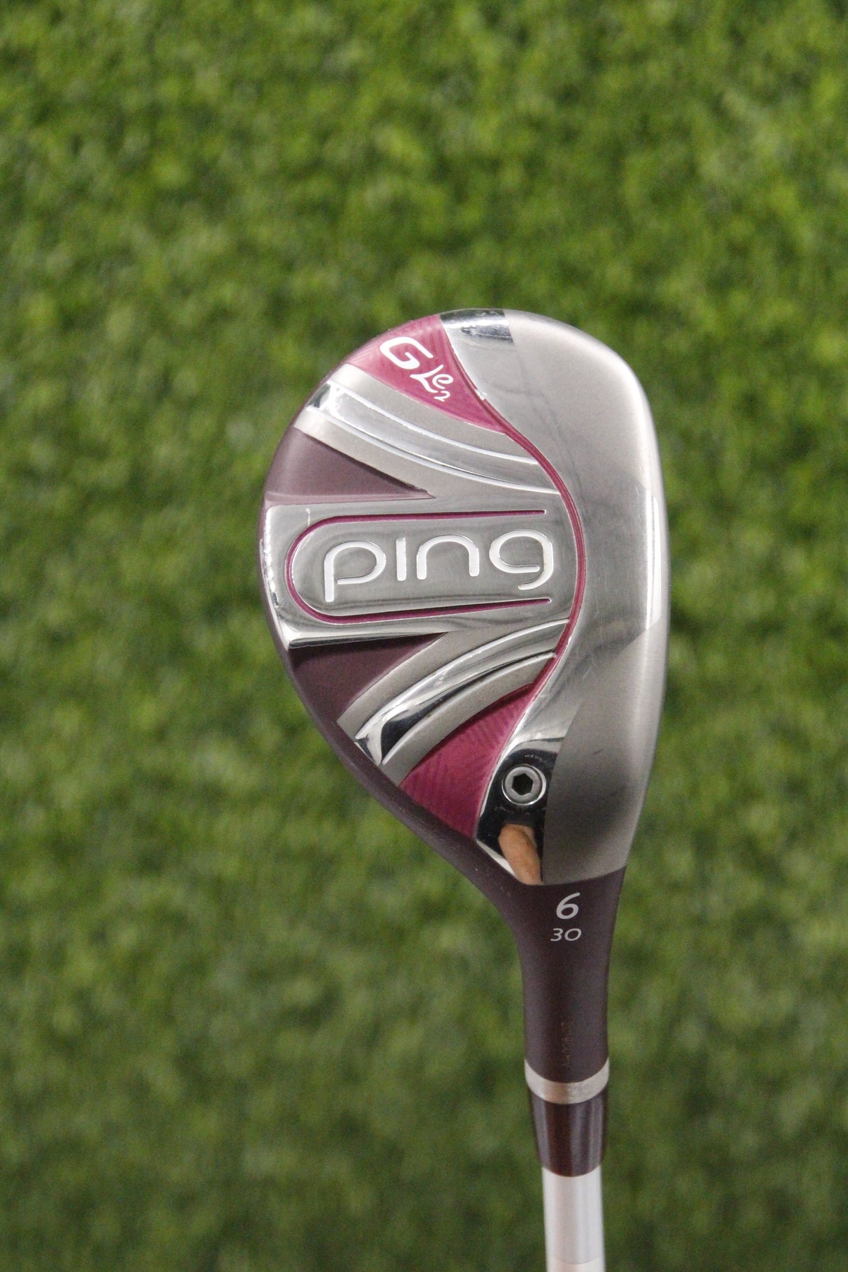WOMEN Ping G Le 2 30° 6 Hybrid L Flex 37.75" w/ HC