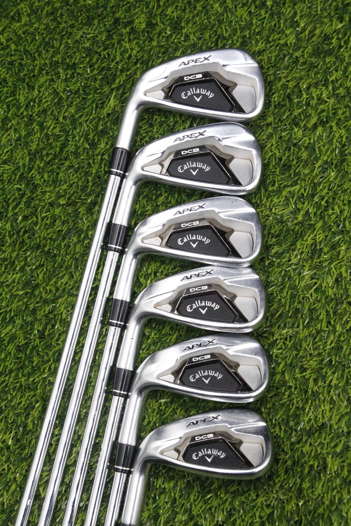 Lefty Callaway Apex DCB 21 Iron Set 5-PW S Flex +0.5"