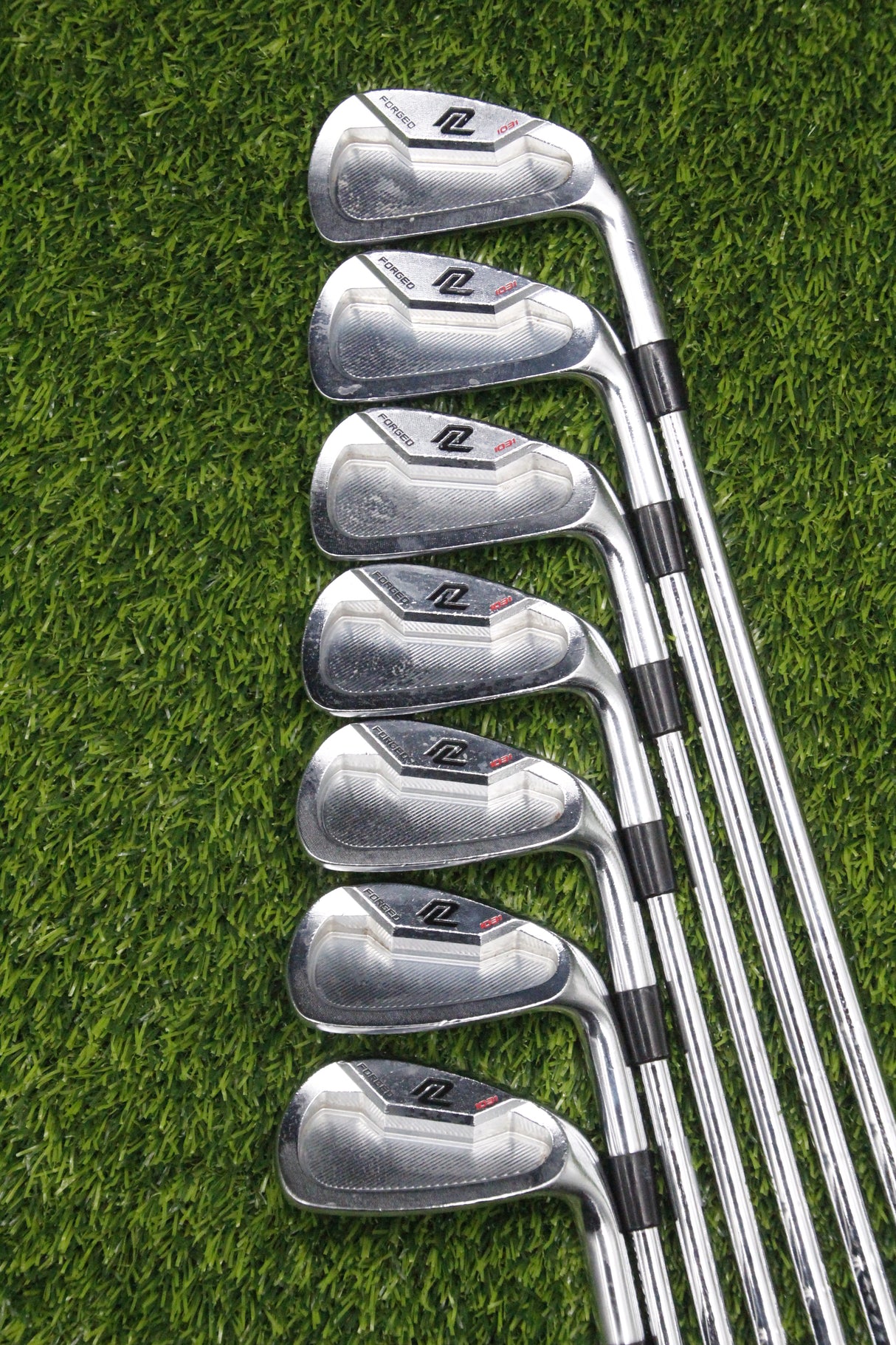 New Level 1031 Forged Satin Pearl Chrome Iron Set 4-PW R Flex Std Length