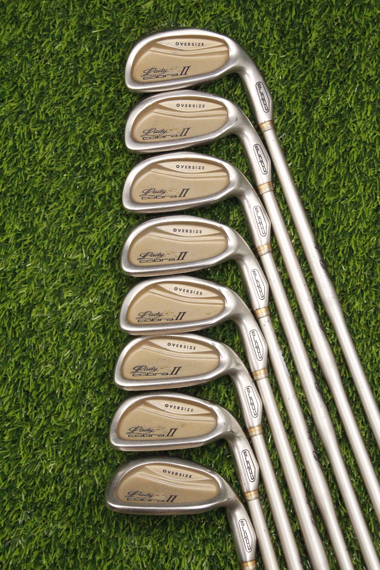 WOMEN Cobra Lady II Oversize Iron Set 4-PW SW L Flex -0.5"