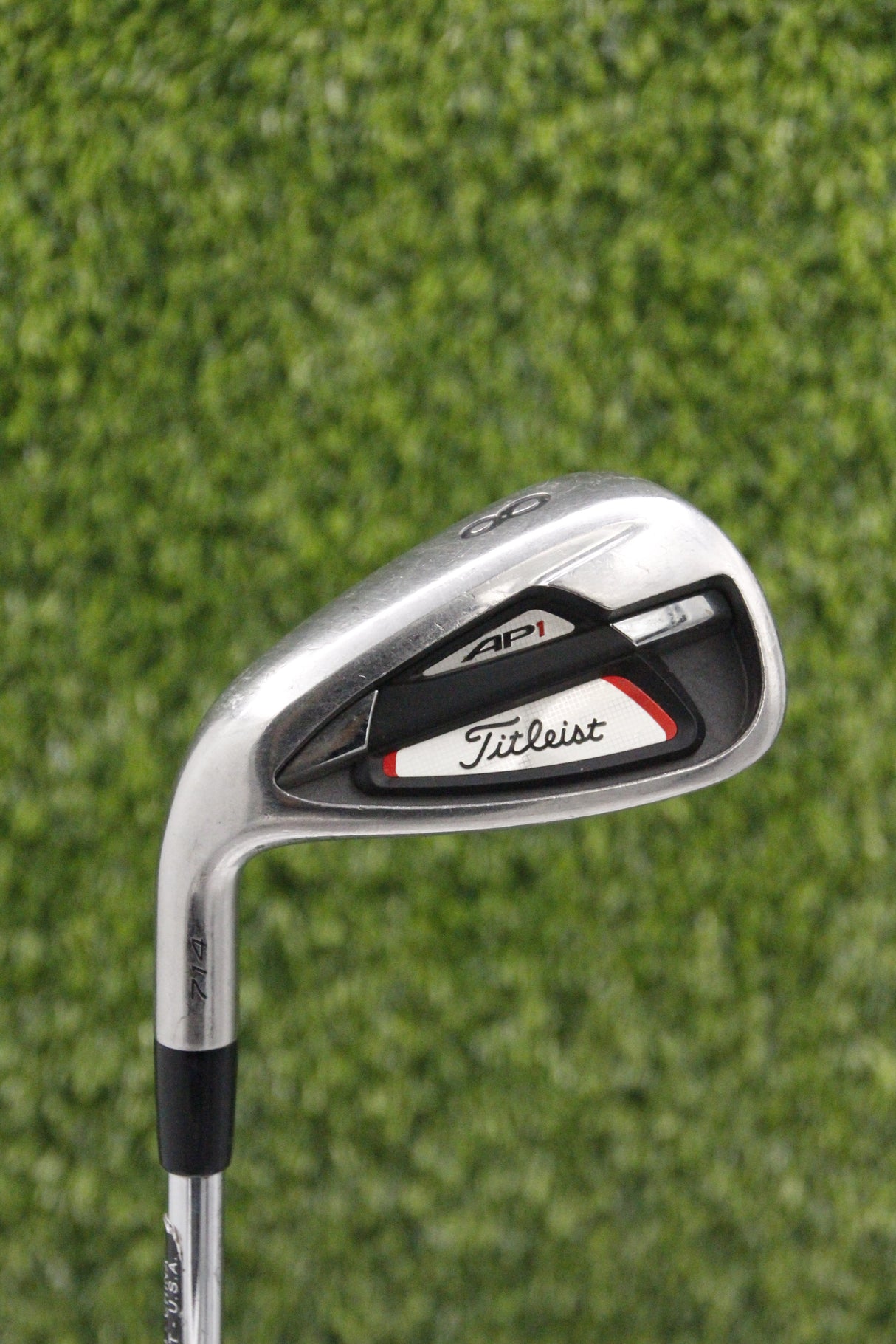 Lefty Titleist 714 AP1 8 Iron R Flex 36.75"