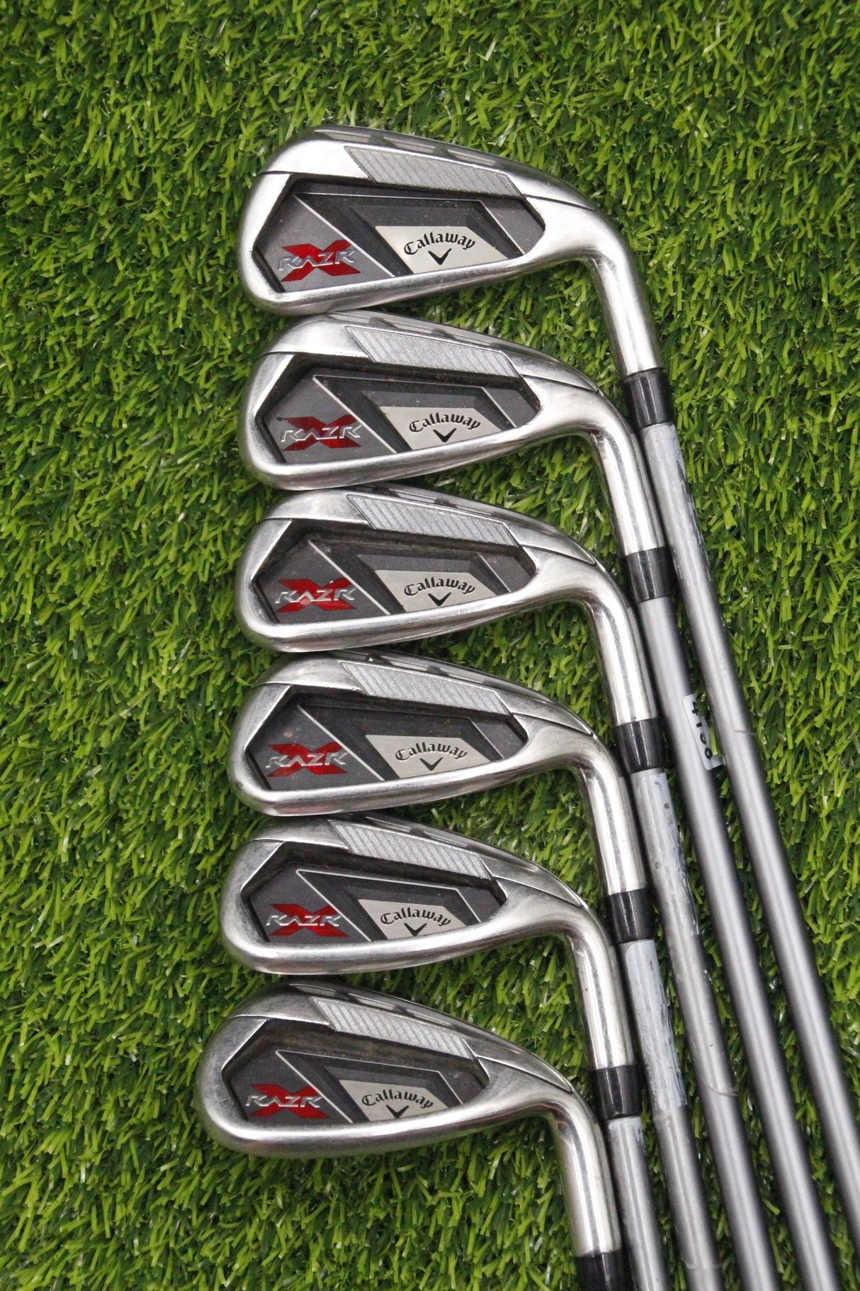 WOMEN Callaway RAZR X Iron Set 6i 8-PW AW SW L Flex -1.0"
