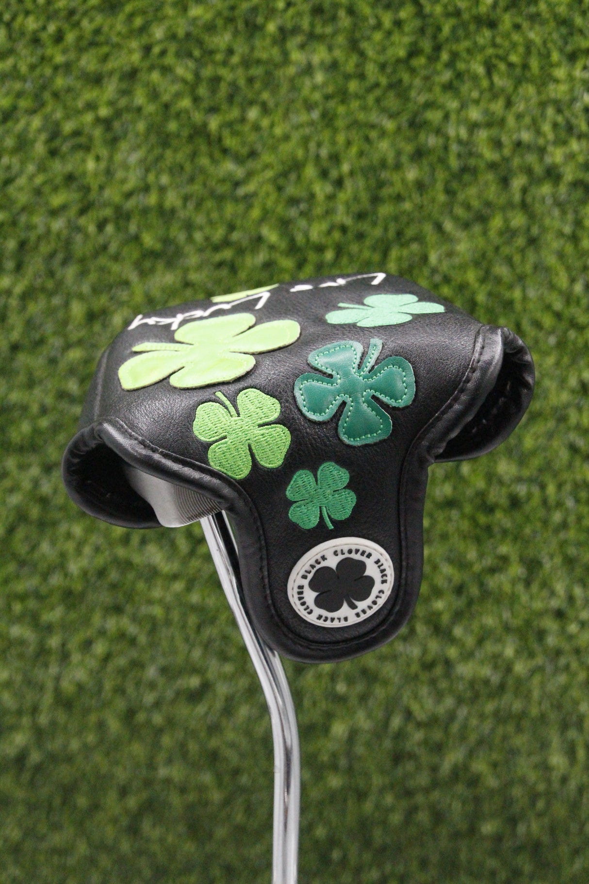 Live Lucky Black Clover Limited Edition Putter Headcover