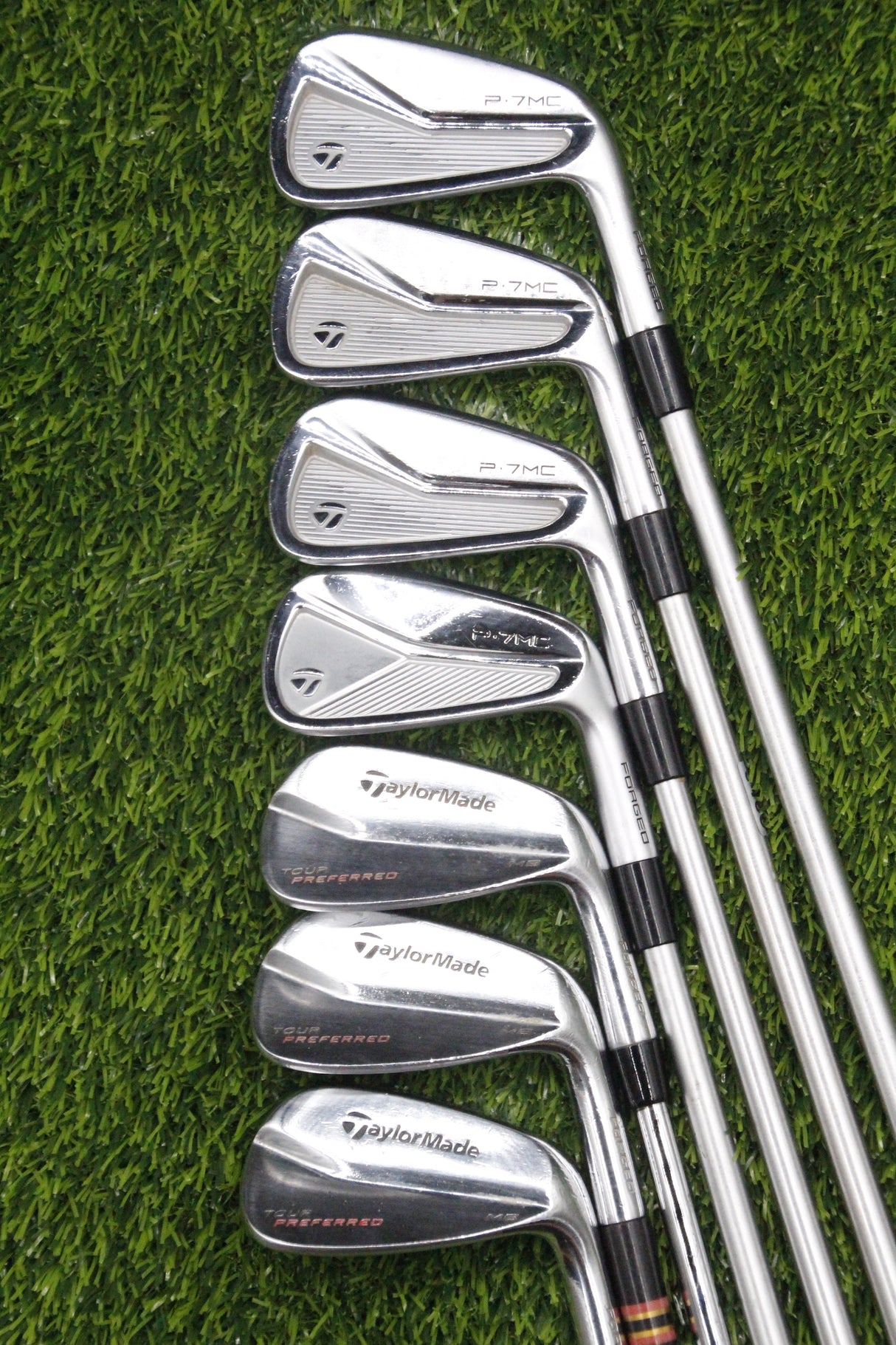TaylorMade '23 P7MC '14 Tour Prefrerred MB Combo Set Iron Set 4-PW XS Flex Std Length
