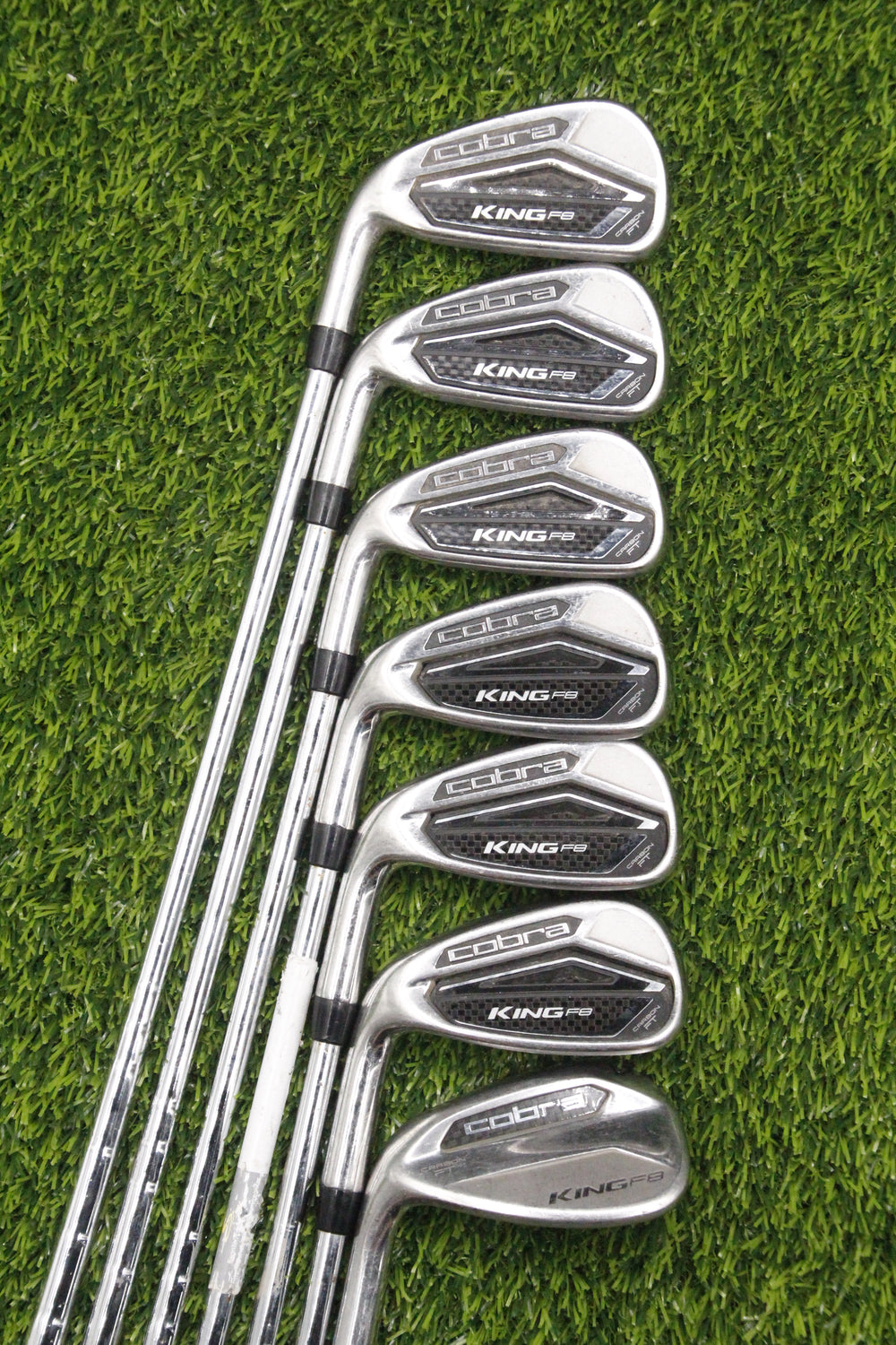 Lefty Cobra King F8 Iron Set 5-PW GW S Flex +0.5"