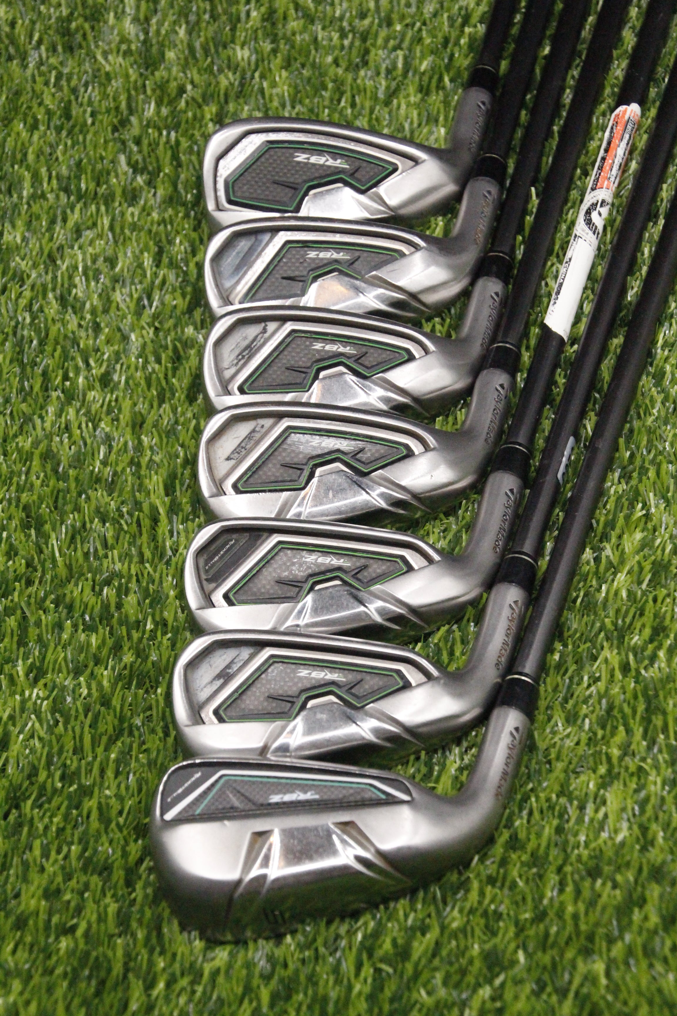 Lefty TaylorMade RocketBallz Iron Set 5-PW AW R Flex -0.25"