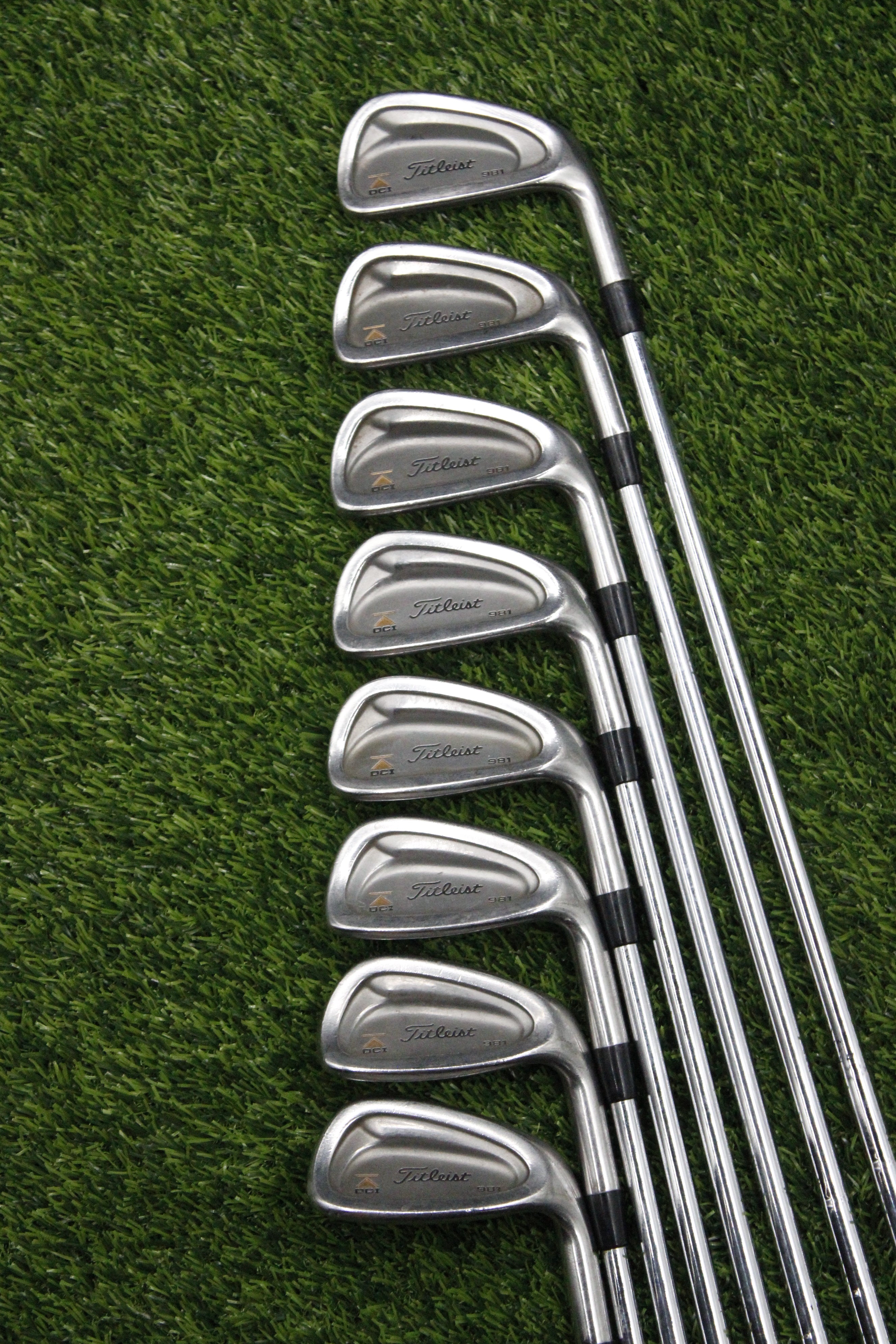 Titleist DCI 981 Iron Set 3-PW S Flex -0.5"