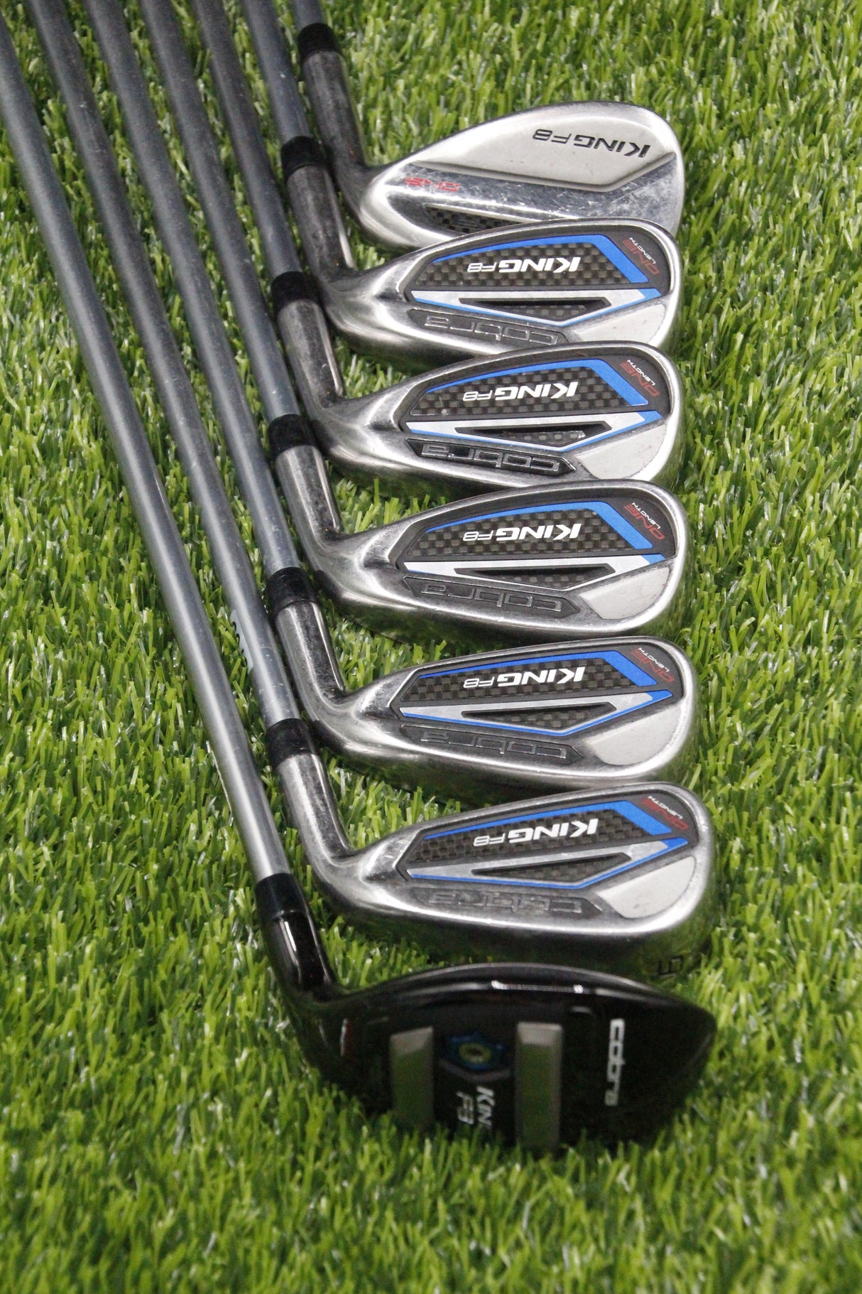Cobra King F8 One Length Iron Set 5H 6-PW GW SR Flex 37"