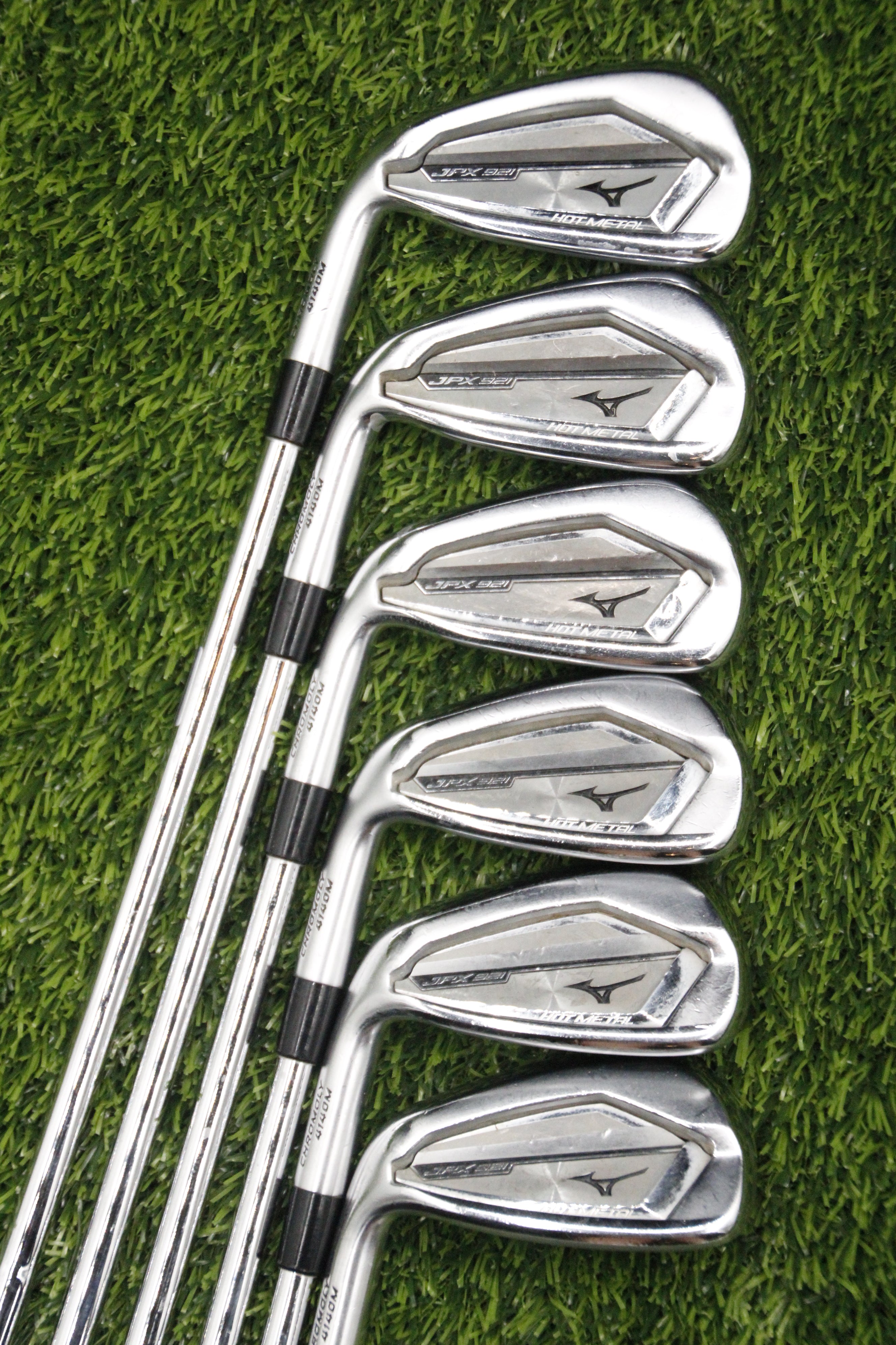 Lefty Mizuno JPX 921 Hot Metal Iron Set 5-PW S Flex Std Length