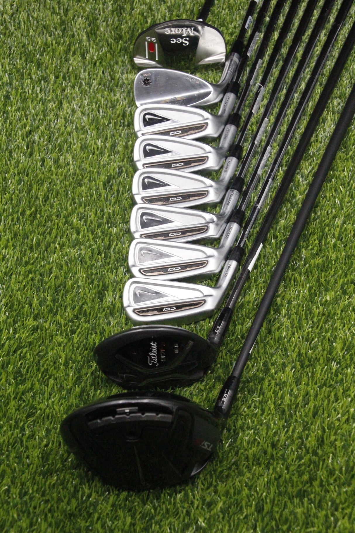 Lefty Nike CCI Forged Par Set S Flex +0.5"