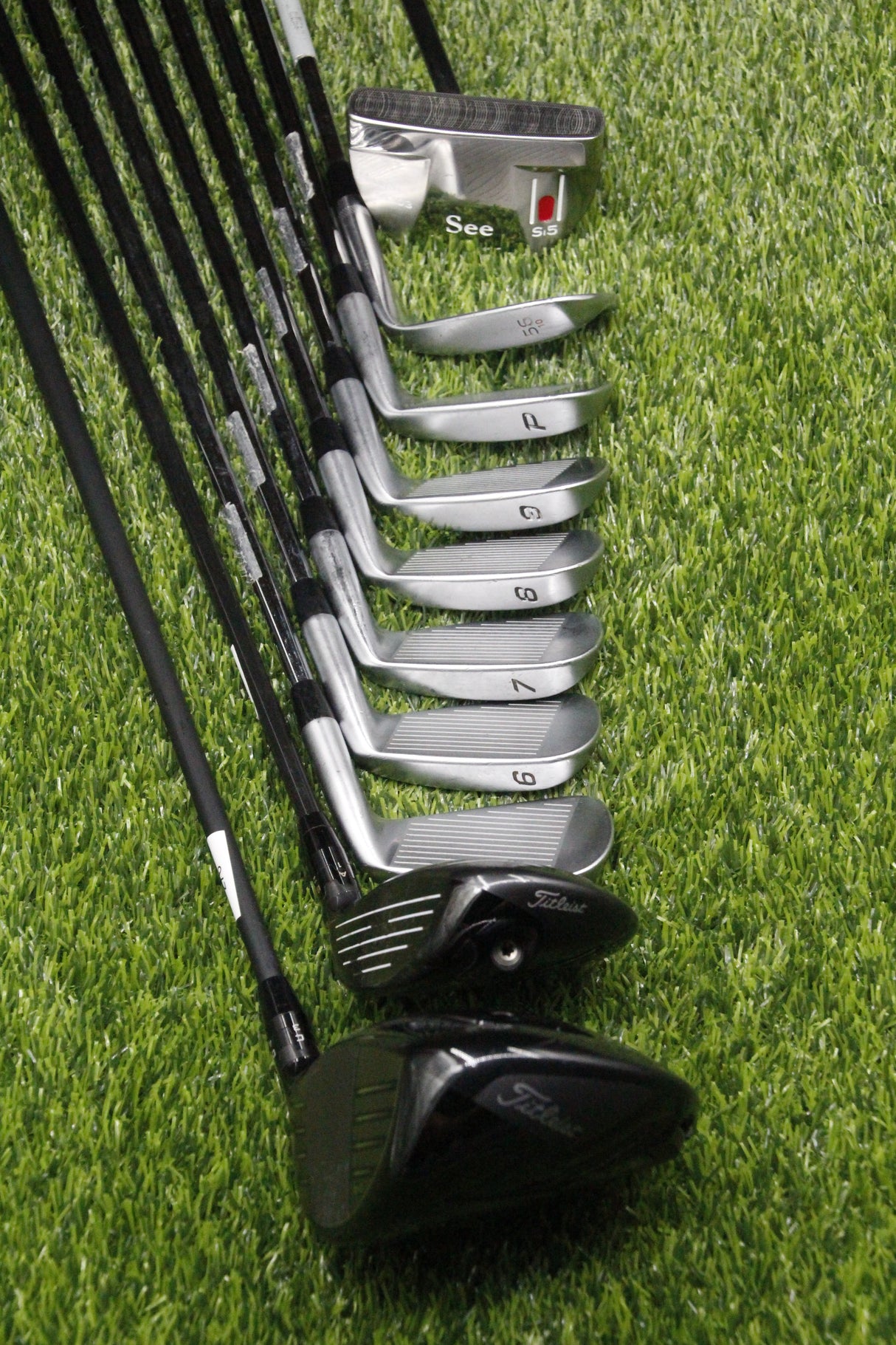 Lefty Nike CCI Forged Par Set S Flex +0.5"