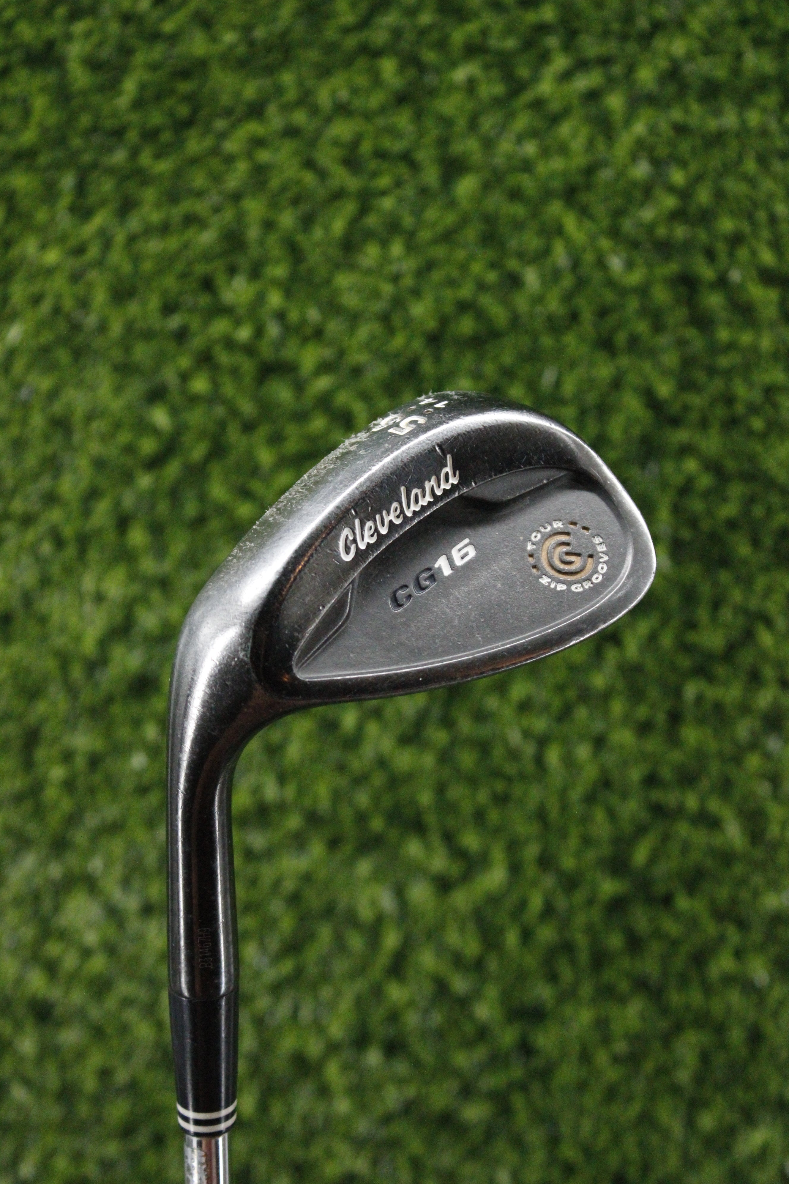 Lefty Cleveland CG16 Black Zip Groove 56° SW Wedge Flex 35.5"