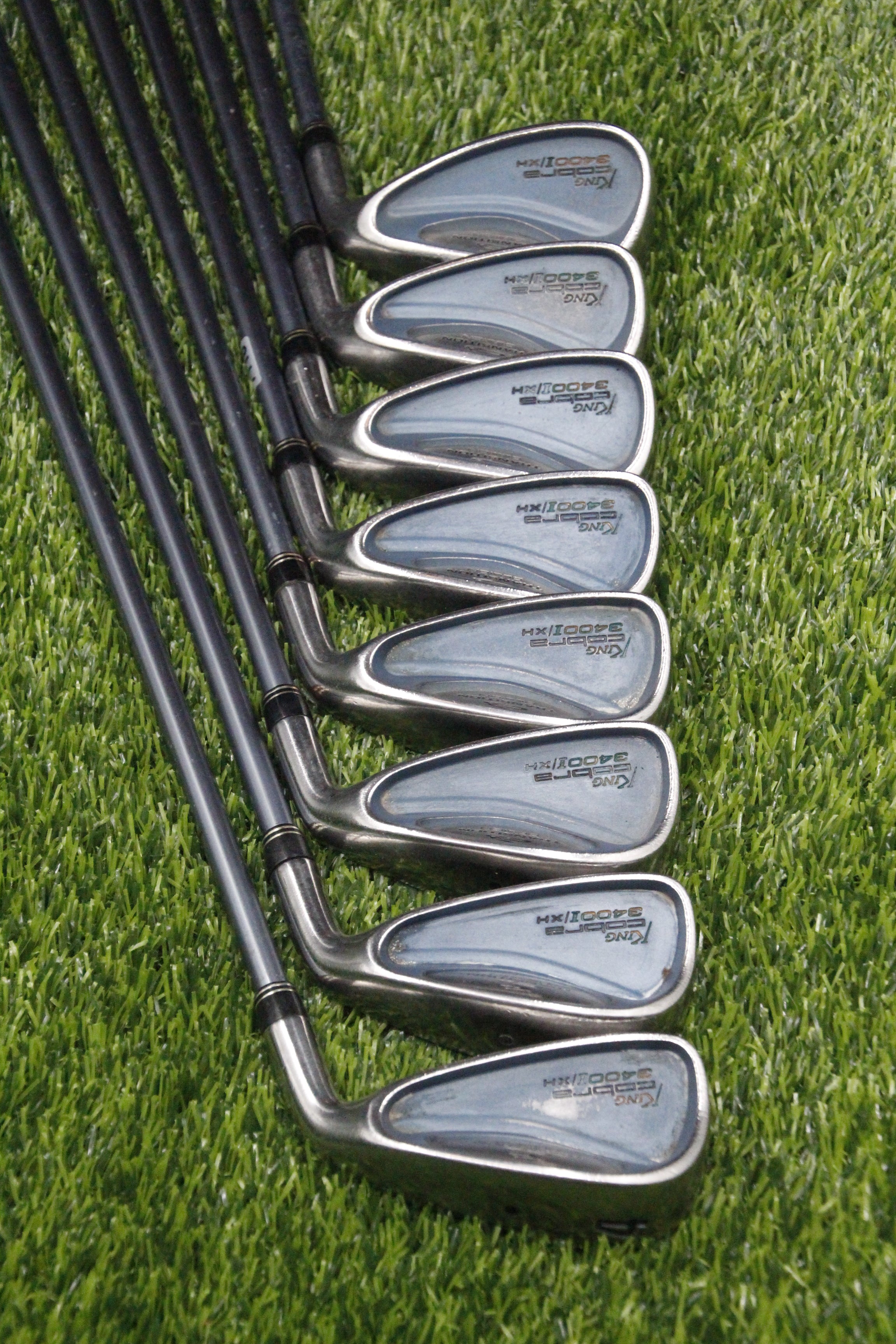 WOMEN Cobra 3400 I/XH Iron Set 4-PW GW SW L Flex Std Length