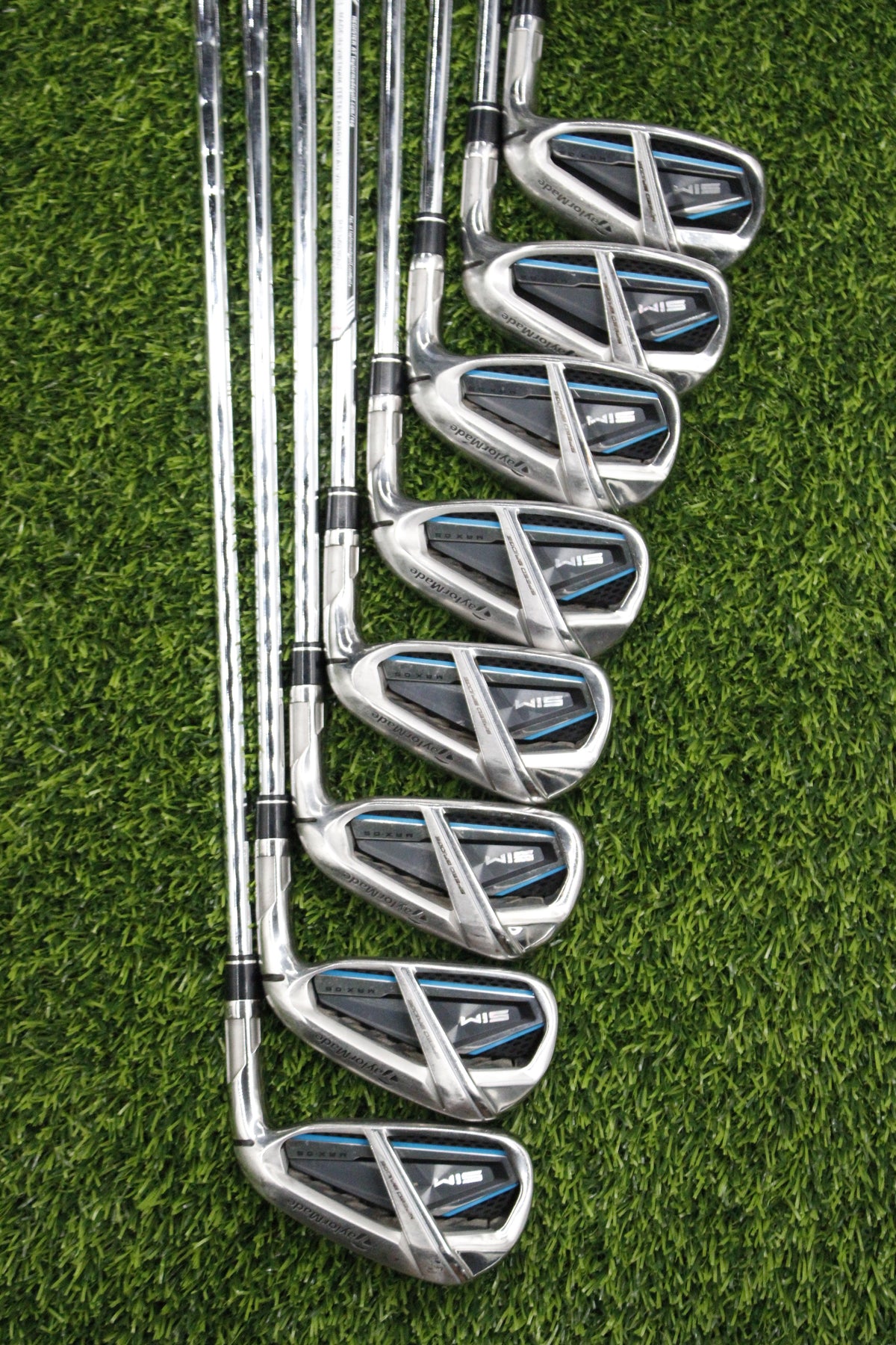 TaylorMade SIM Max OS Iron Set 4-PW R Flex Std Length