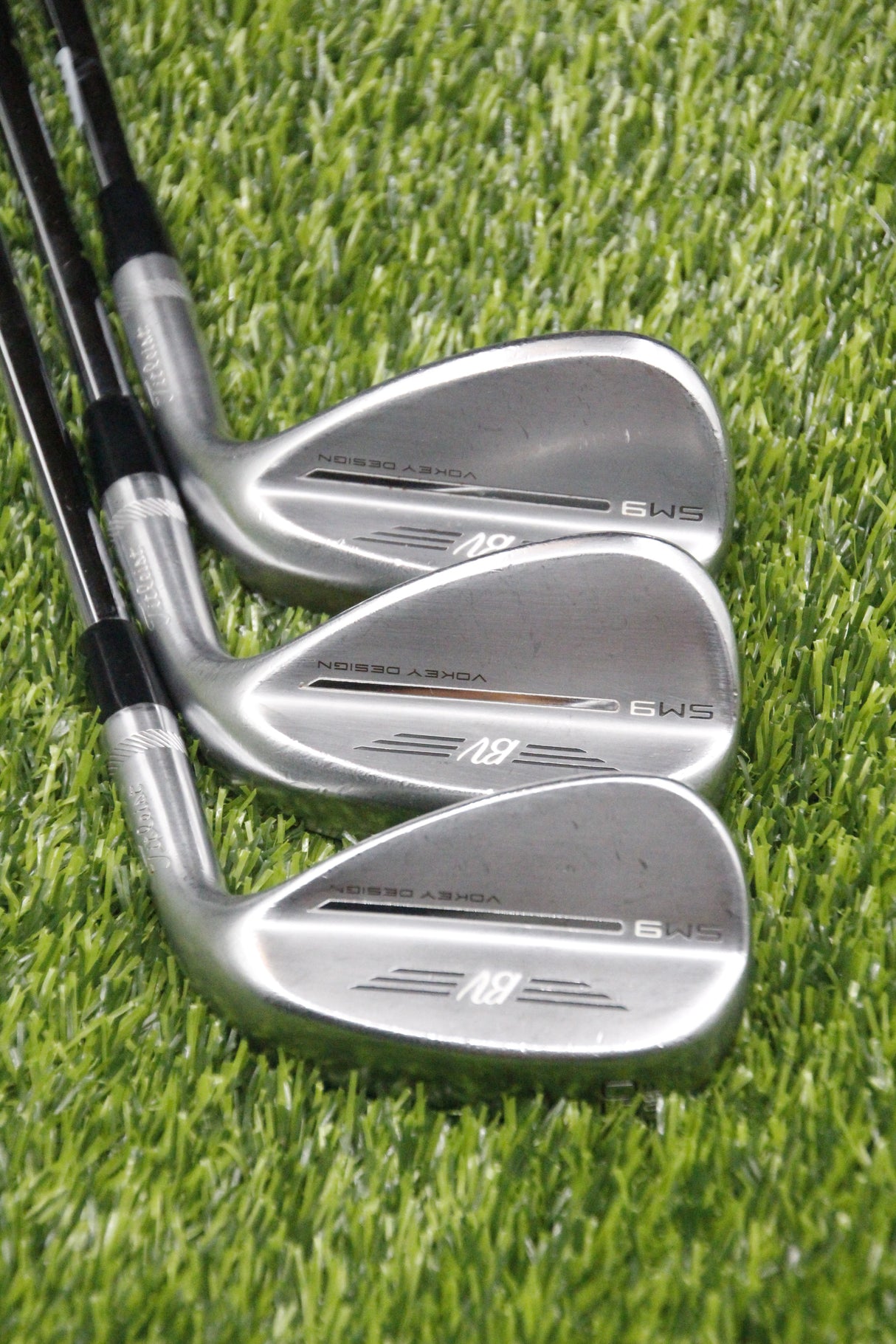 Titleist Vokey SM9 Tour Chrome 50° 54° 58° Wedge Set S Flex