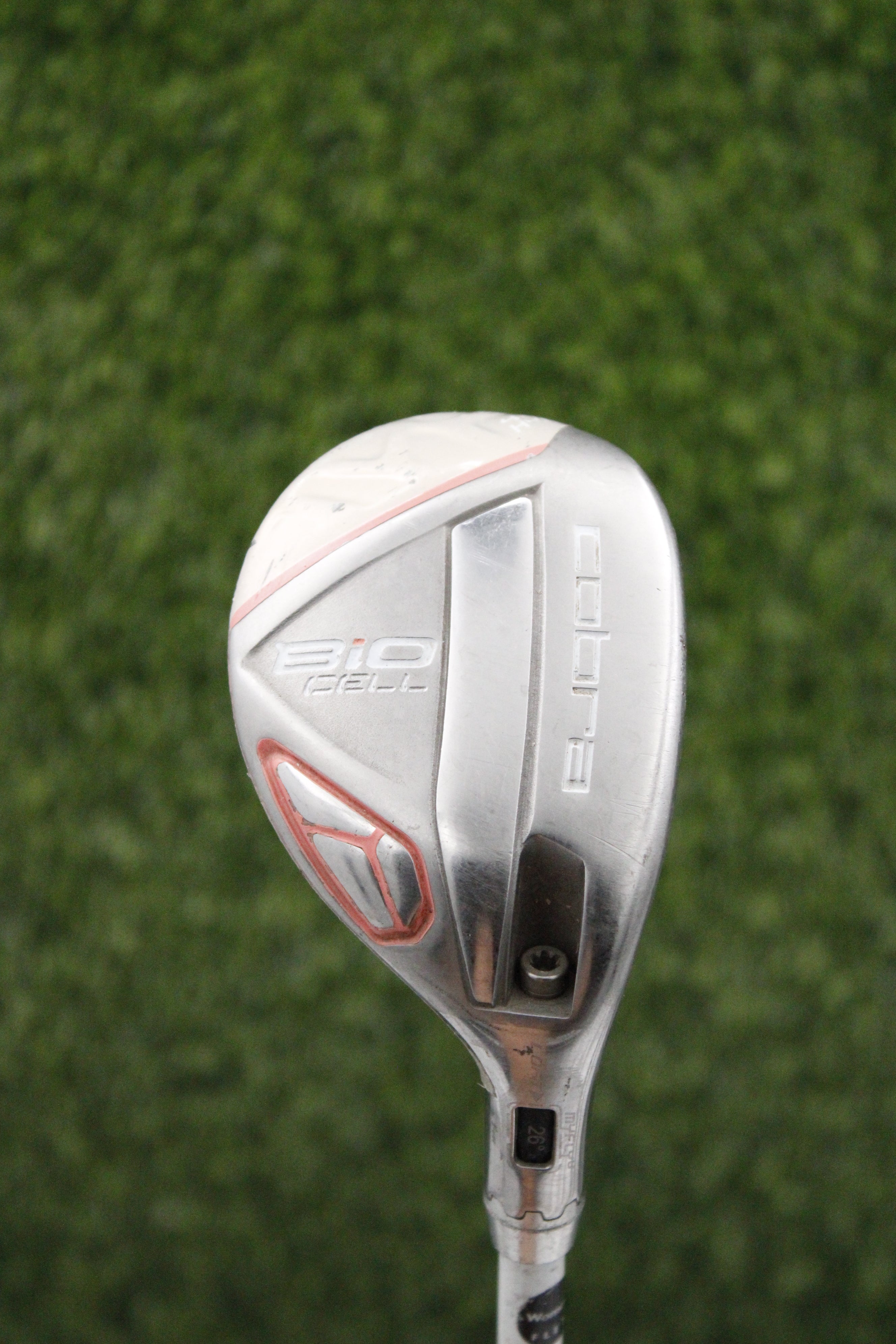 WOMEN Cobra Bio Cell Silver Womens 26° 4-5 Hybrid L Flex 39"