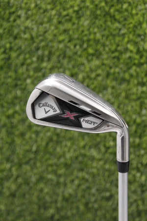 WOMEN Callaway 2013 X Hot Iron Set 7-PW SW L Flex -0.5"