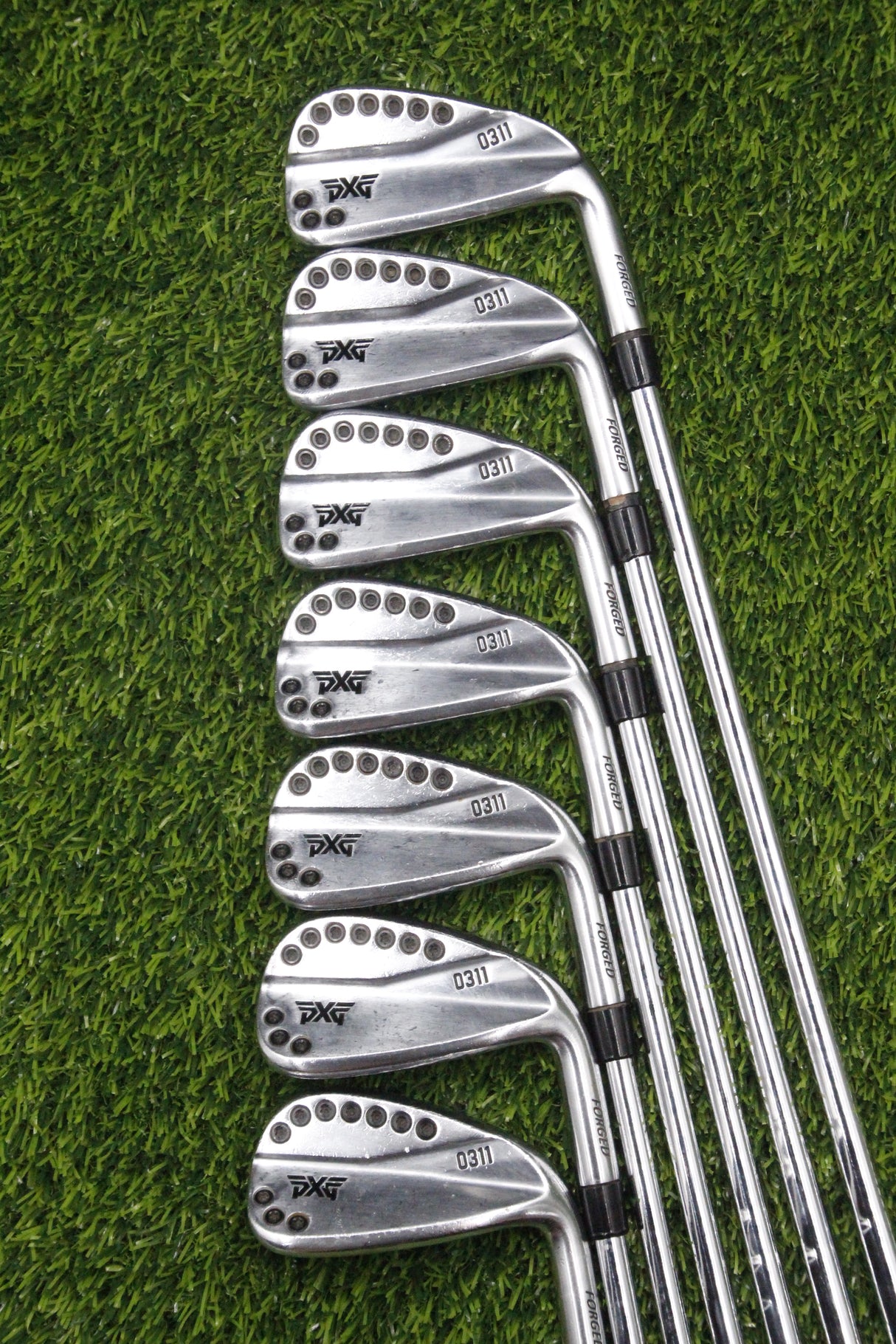 PXG 0311 Chrome Iron Set 4-PW S Flex +0.25"