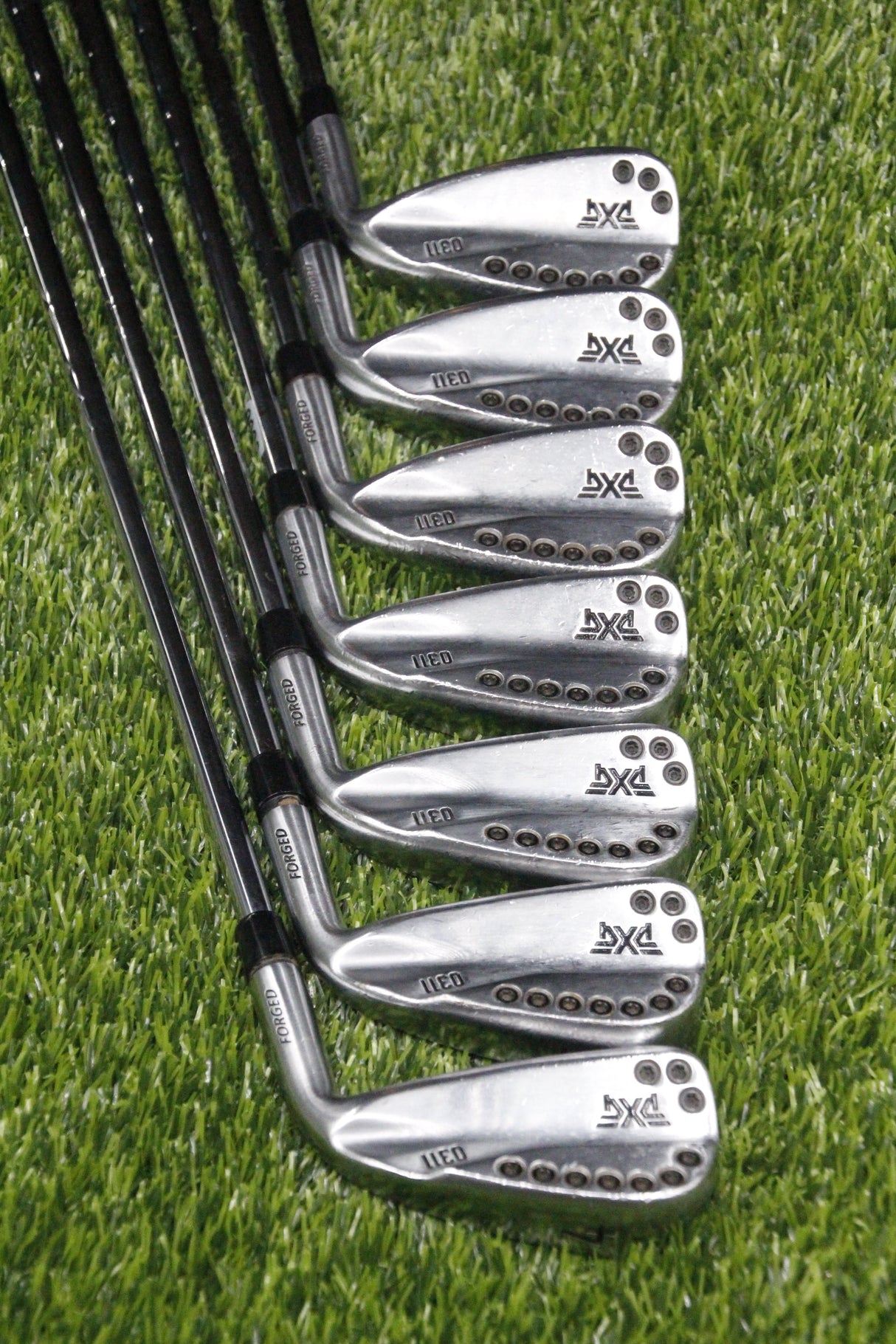 PXG 0311 Chrome Iron Set 4-PW S Flex +0.25"