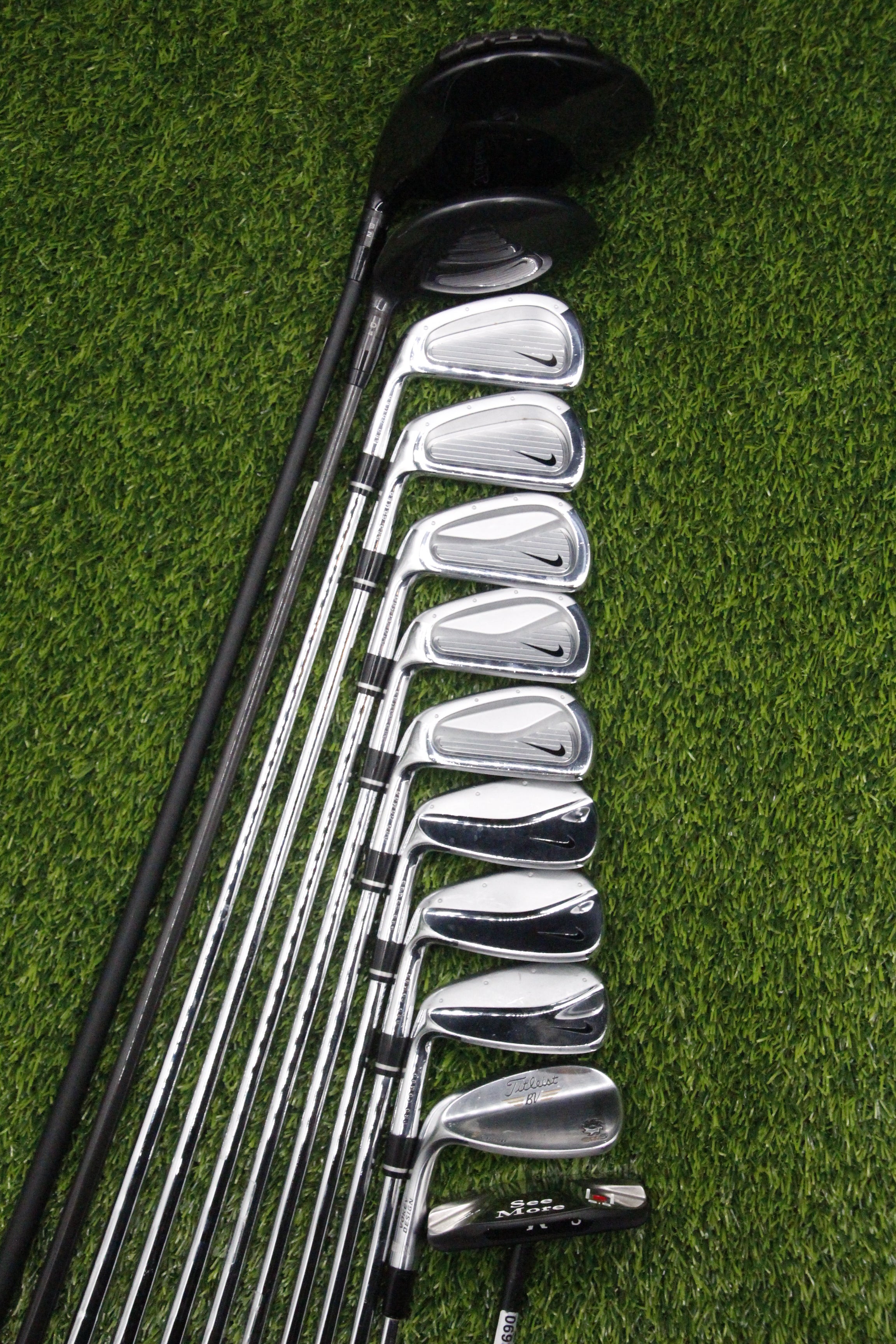 Lefty Nike Forged Pro Combo Par Set S Flex Std Length