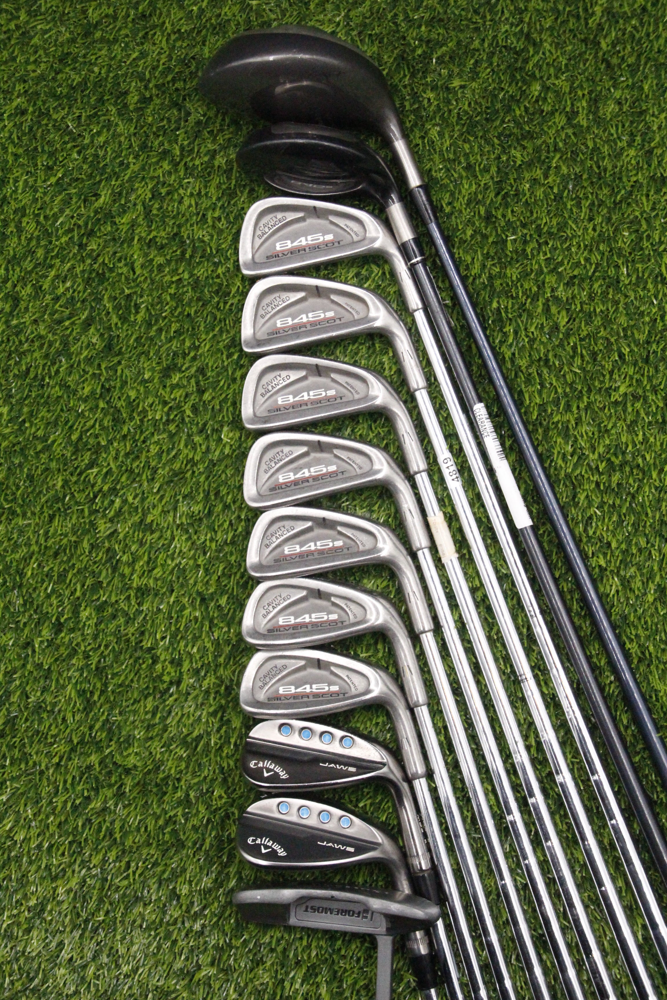 Tommy Armour 845s Silver Scot Par Set S Flex Std Length