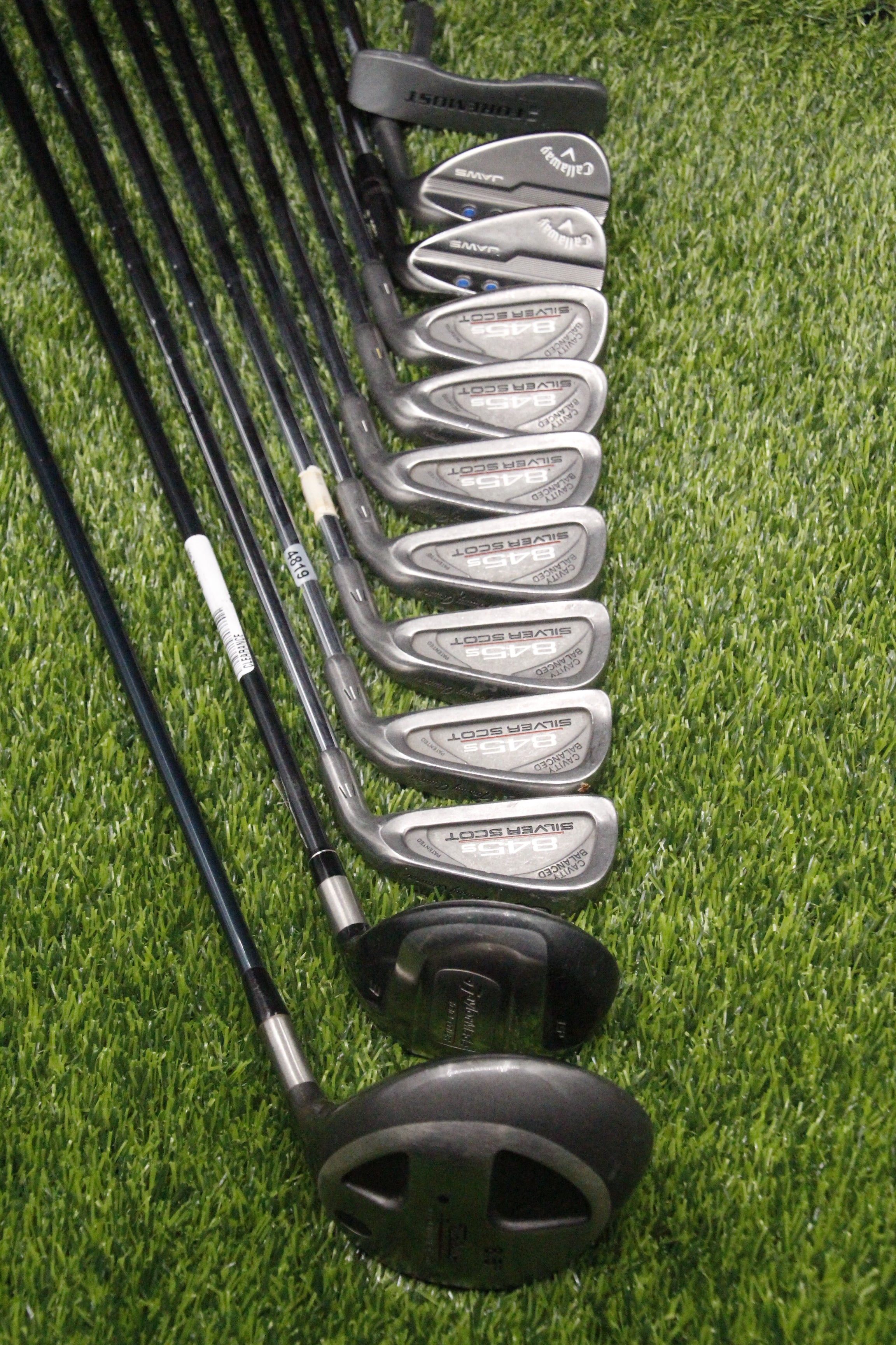 Tommy Armour 845s Silver Scot Par Set S Flex Std Length