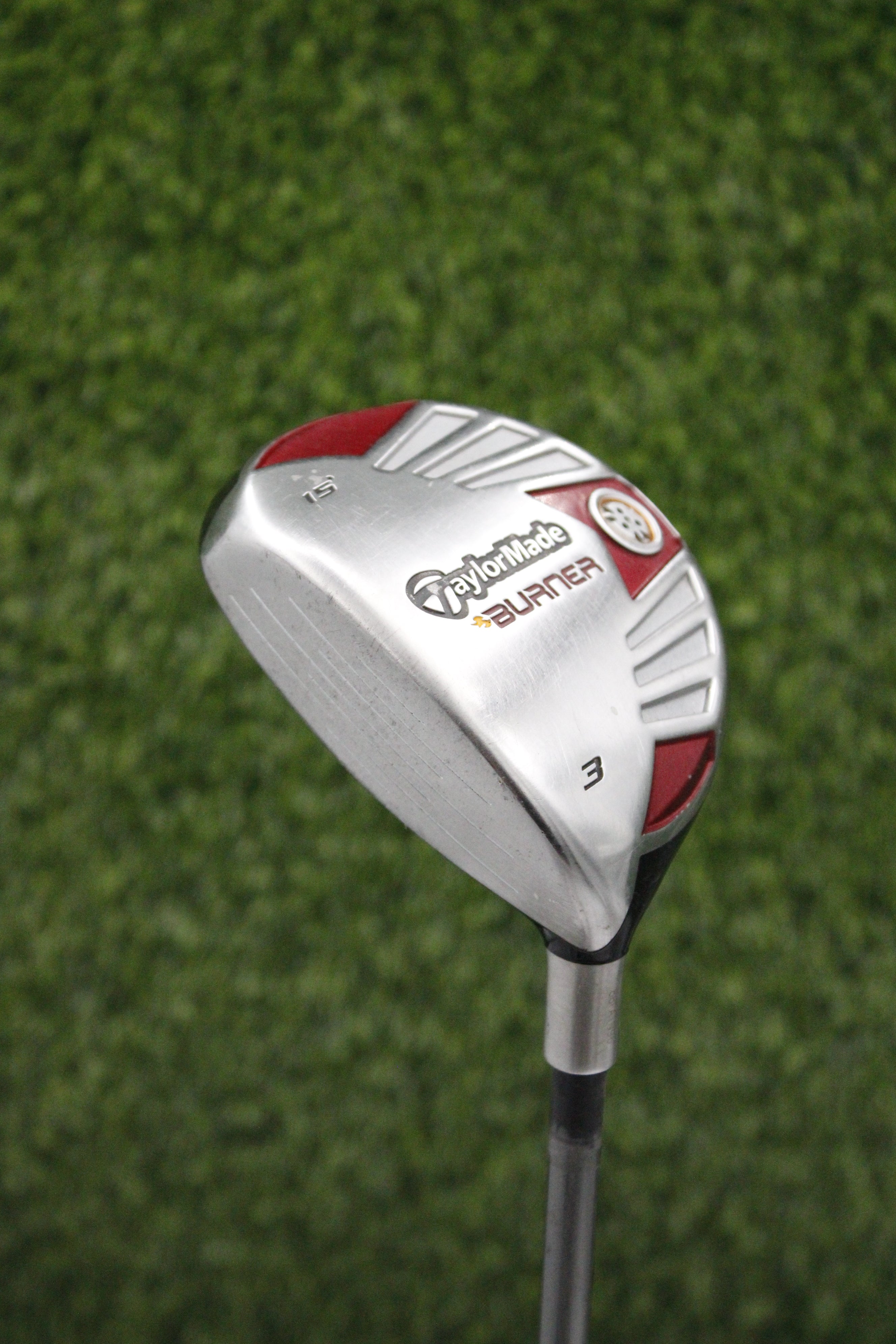 Lefty TaylorMade 2007 Burner Steel 15° 3 Wood S Flex 42.25"