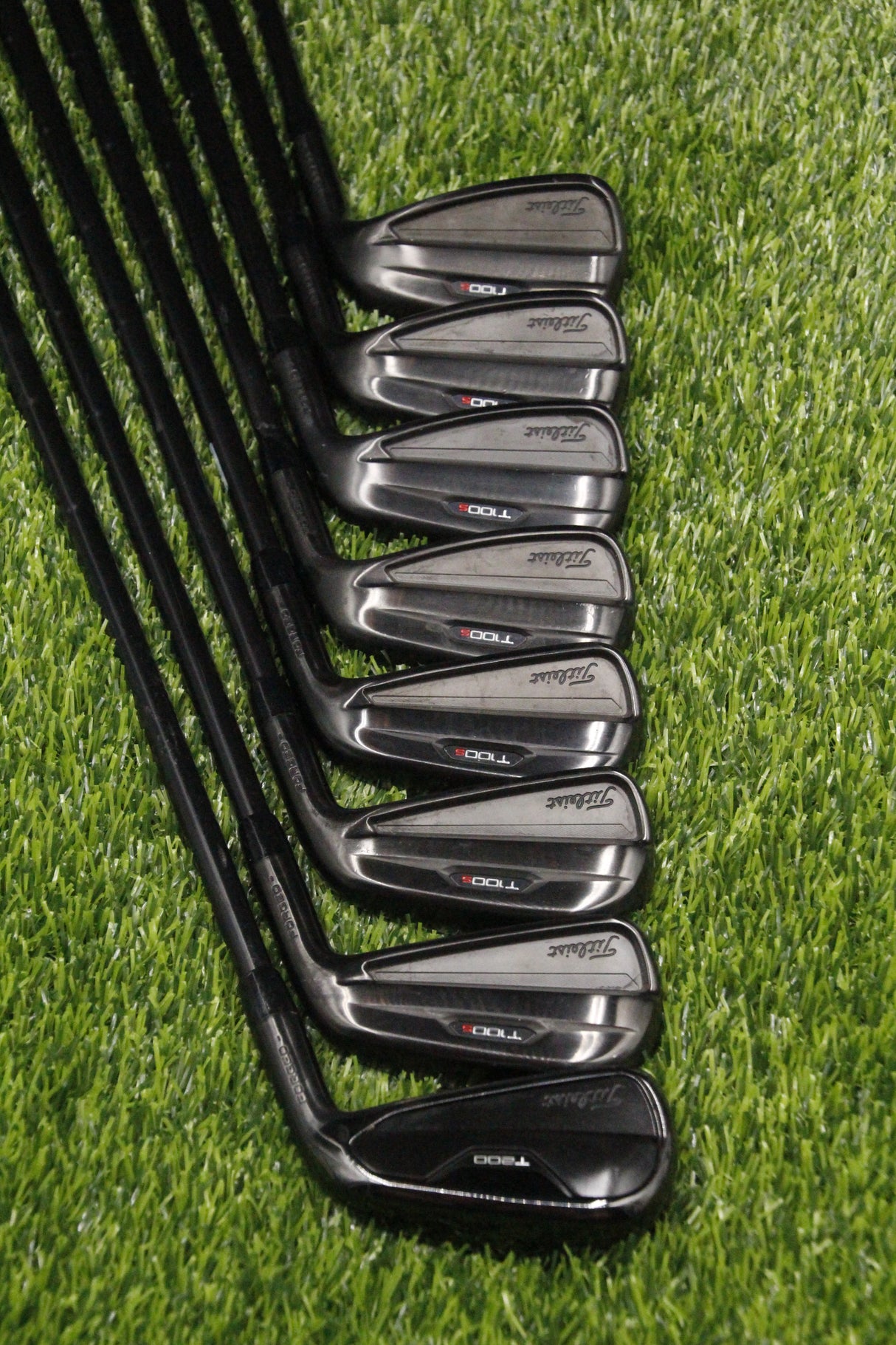Titleist 2021 T200/T100s Black Combo Iron Set 4-PW GW XS Flex +0.5"