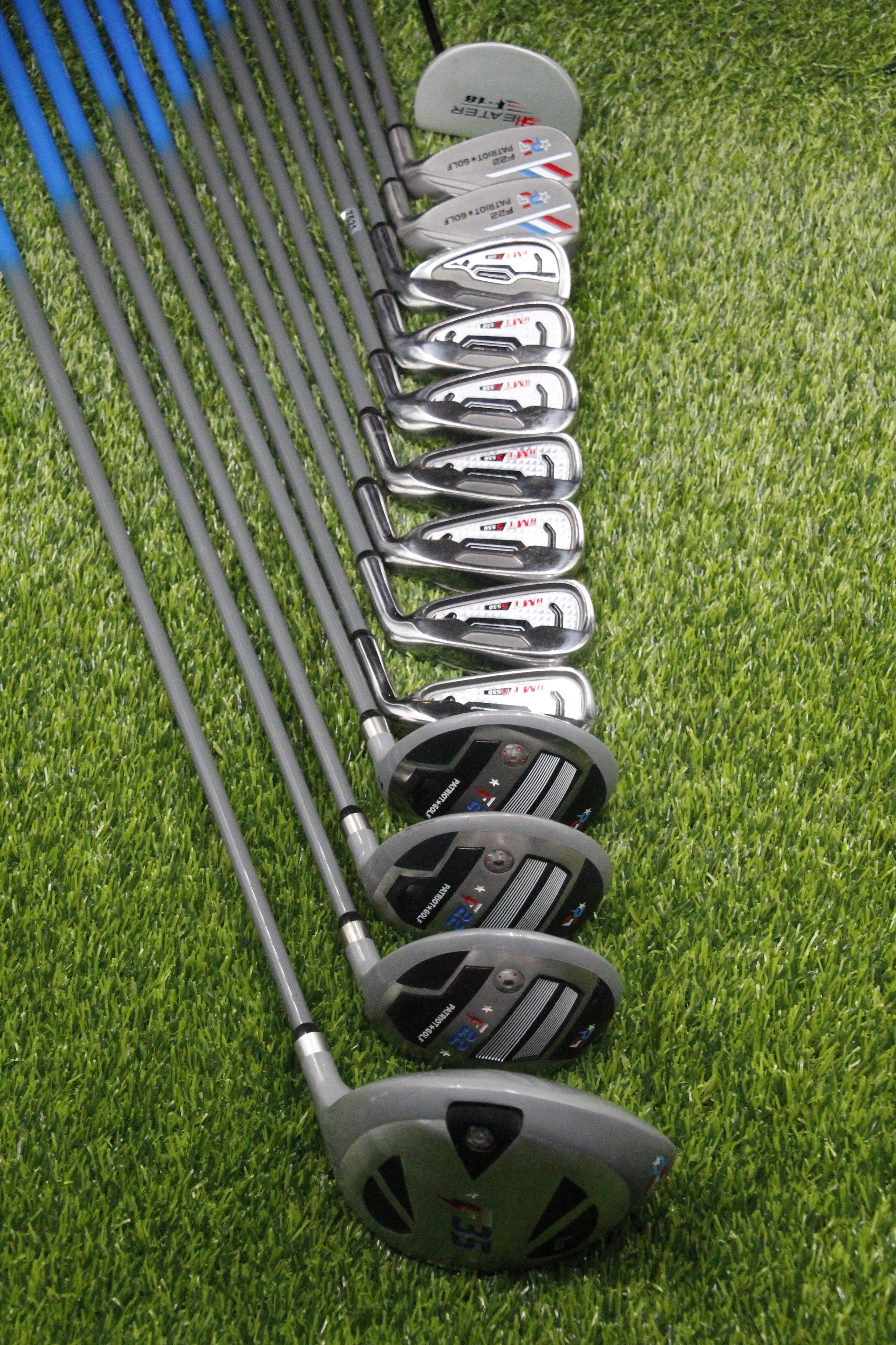 Patriot Golf BMT S550 Par Set R Flex Std Length