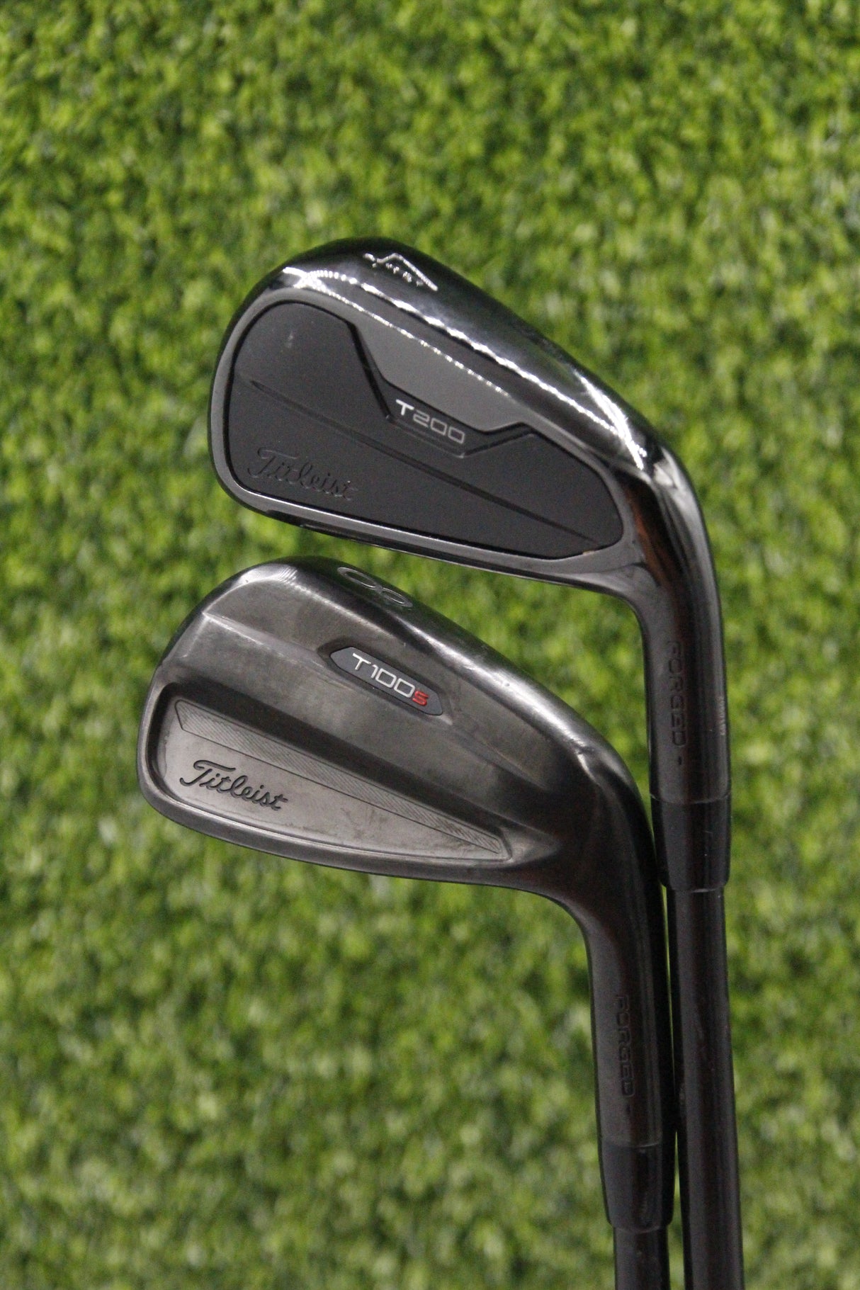 Titleist 2021 T200/T100s Black Combo Iron Set 4-PW GW XS Flex +0.5"