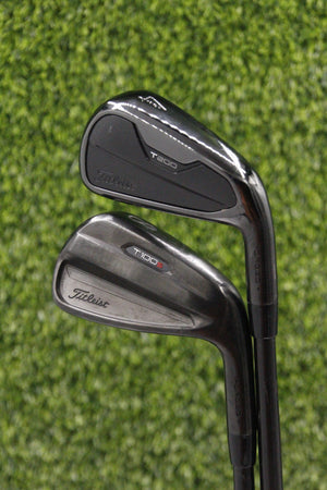 Titleist 2021 T200/T100s Black Combo Iron Set 4-PW GW XS Flex +0.5"