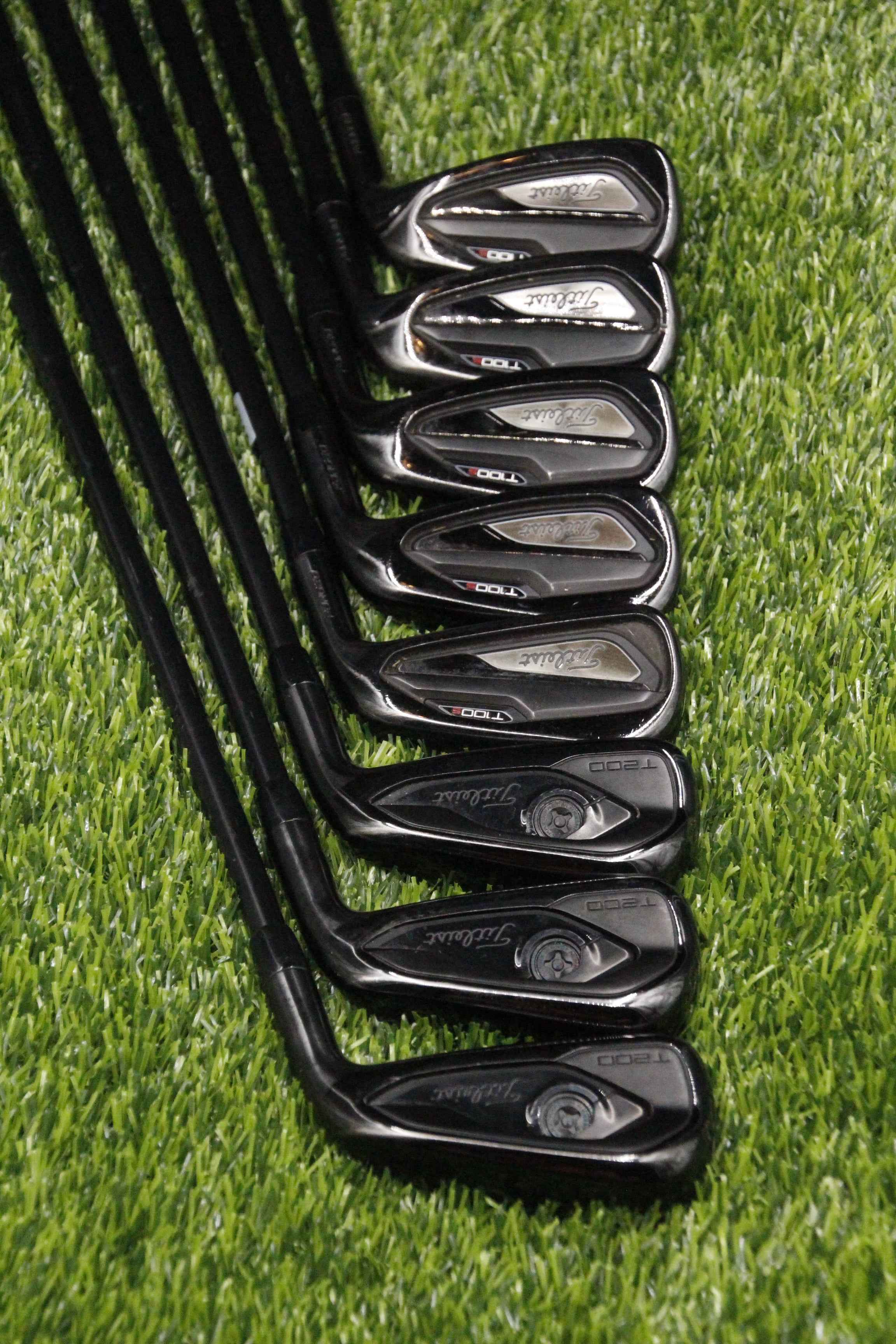 Titleist T200/T100s Black Combo Iron Set 4-PW GW XS Flex +0.5"