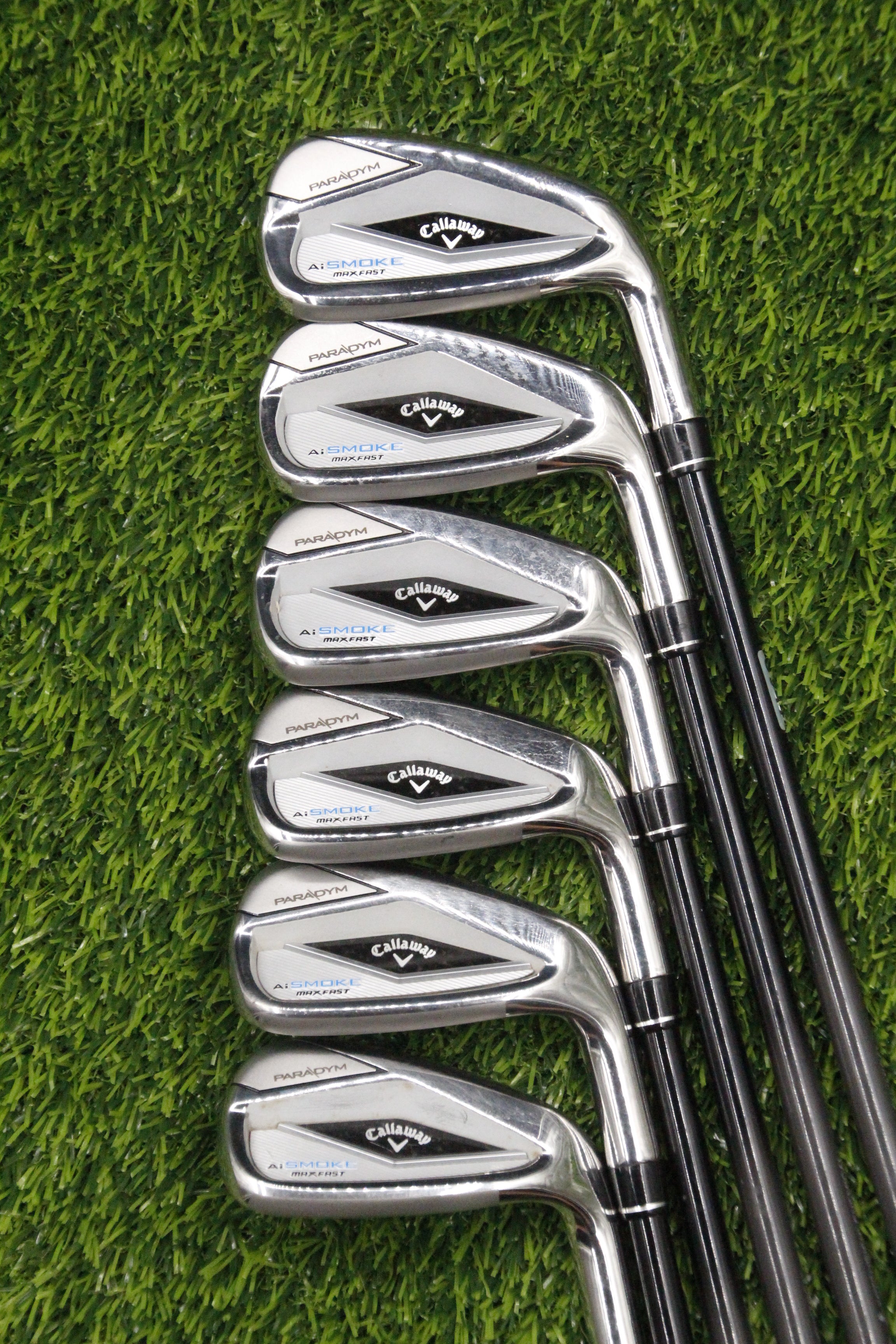 Callaway Ai Smoke Max Fast Iron Set 7-PW AW GW SR Flex +0.5"