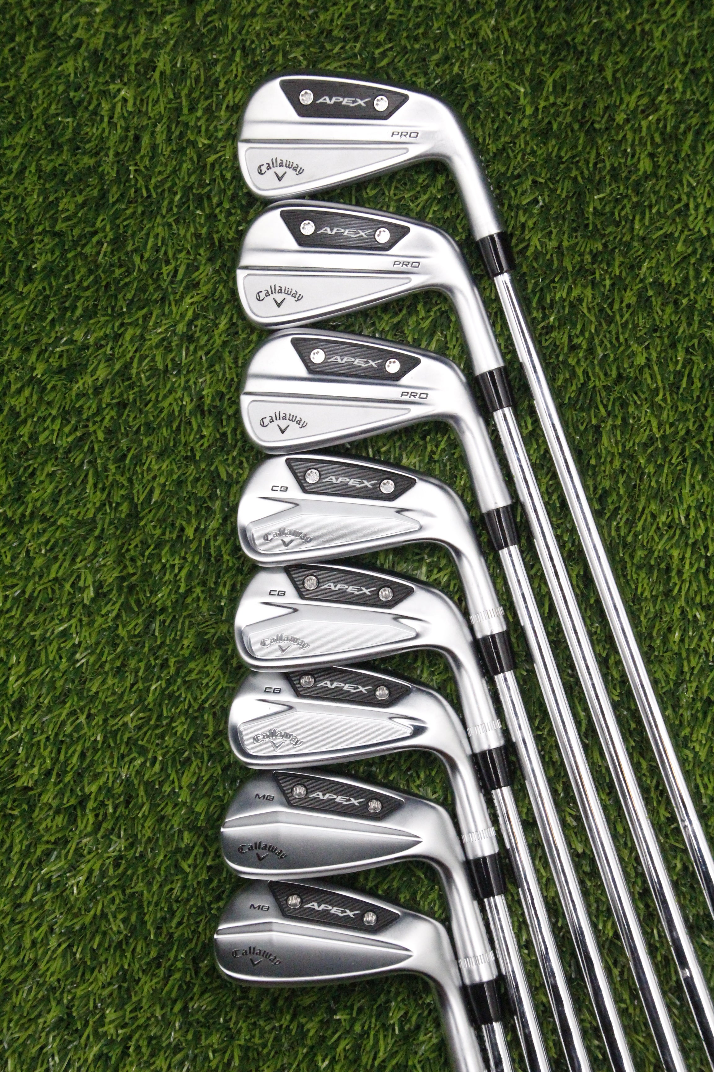 Callaway Apex Pro Series Triple Play Iron Set 4-PW AW S Flex Std Length