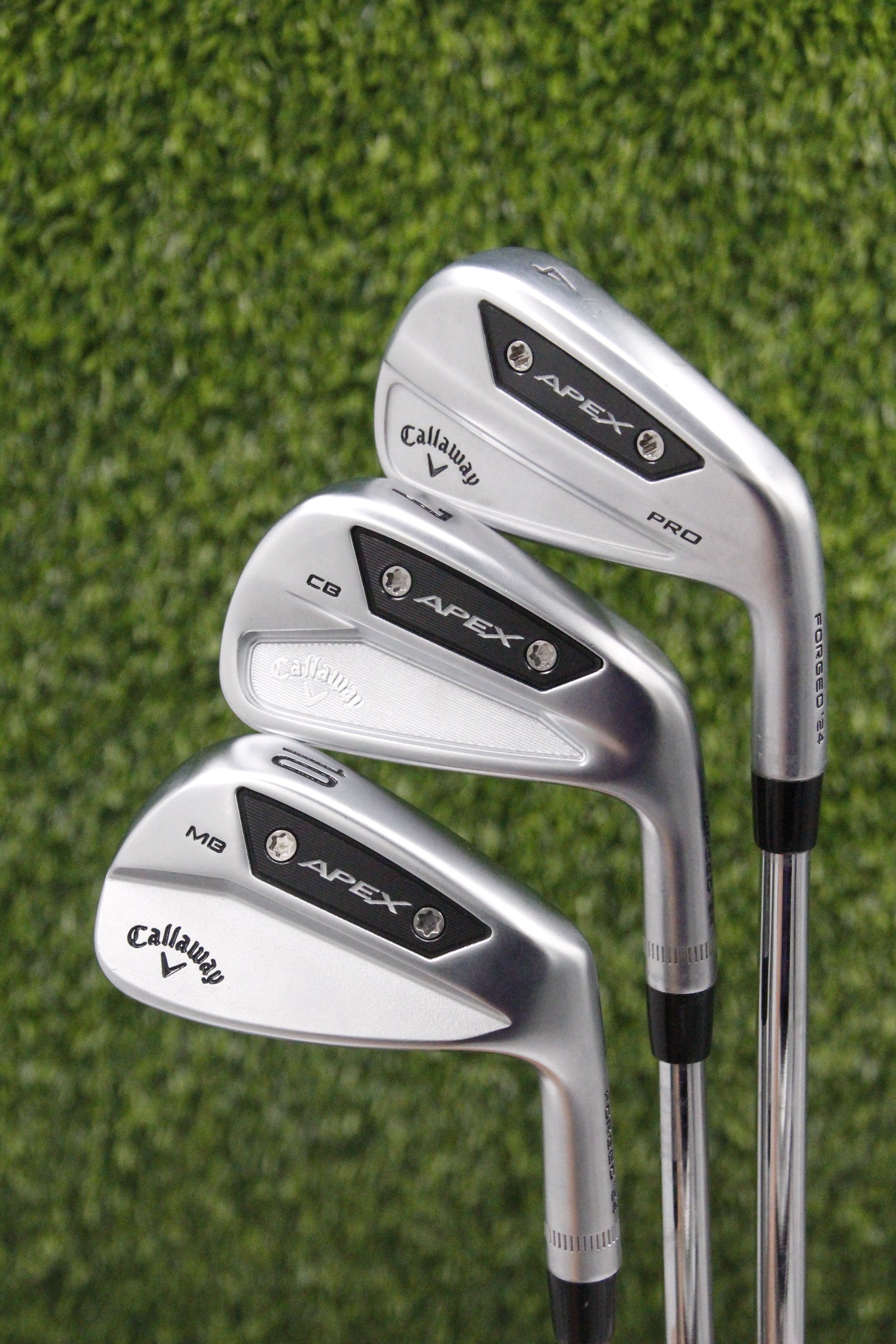Callaway Apex Pro Series Triple Play Iron Set 4-PW AW S Flex Std Length