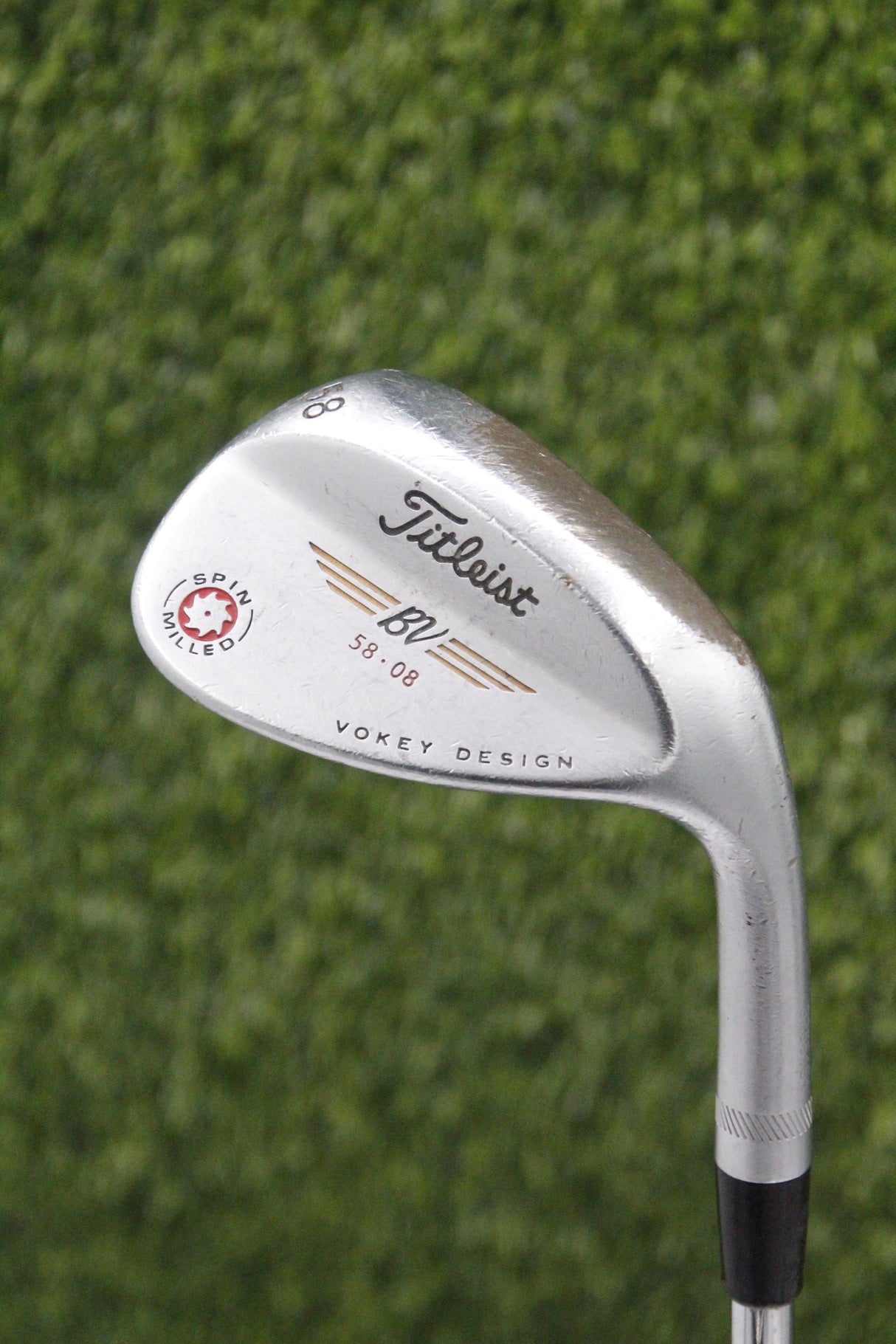 Titleist Vokey 2009 Spin Milled Tour Chrome 58° LW Wedge Flex
