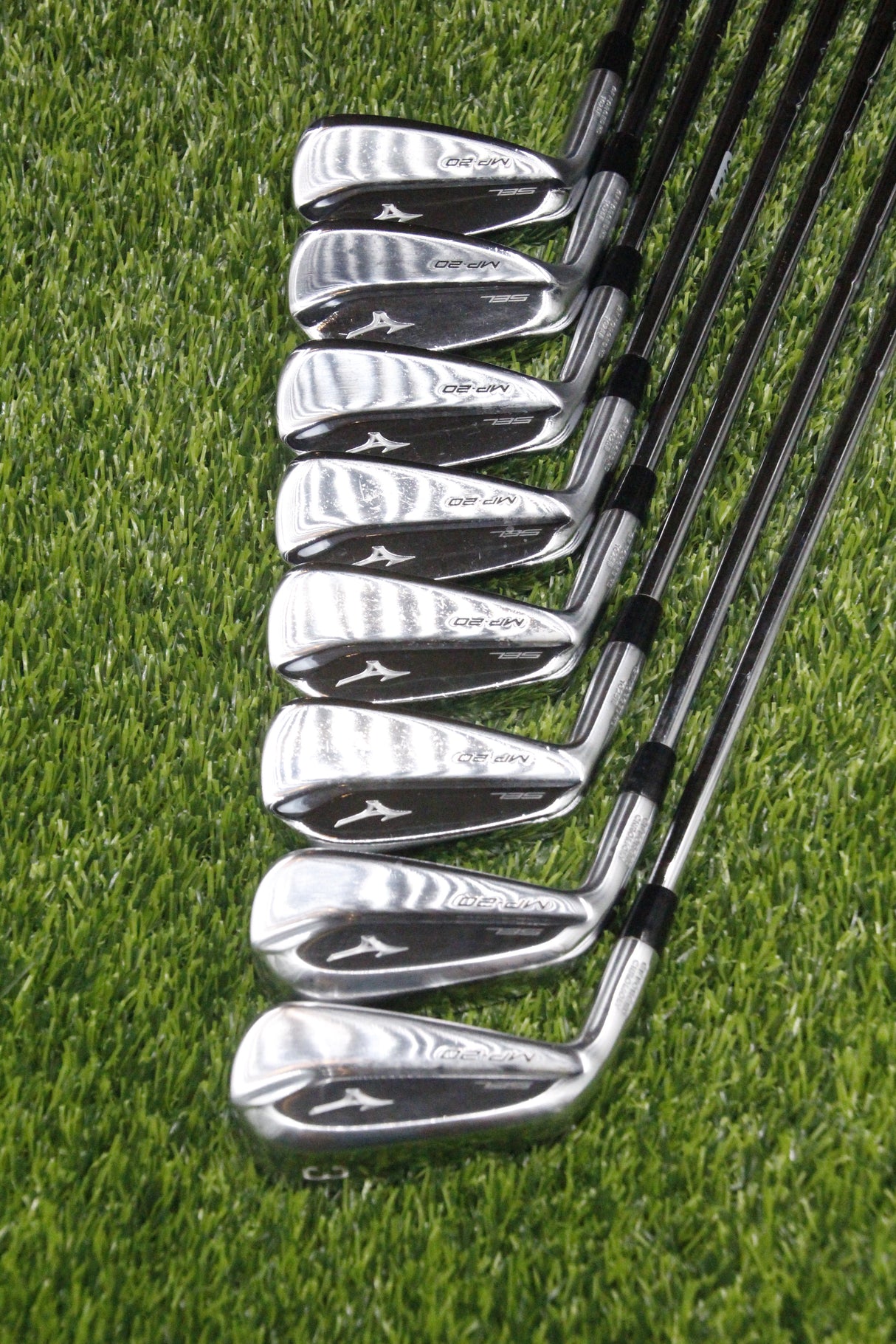 Lefty Mizuno MP-20 SEL Iron Set 3-PW XS Flex Std Length