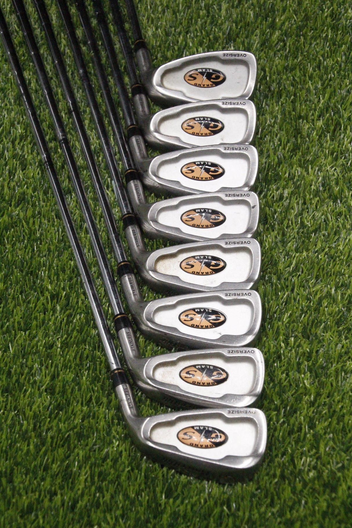 Power Bilt Grand Slam Iron Set 3i 5-PW SW S Flex Std Length