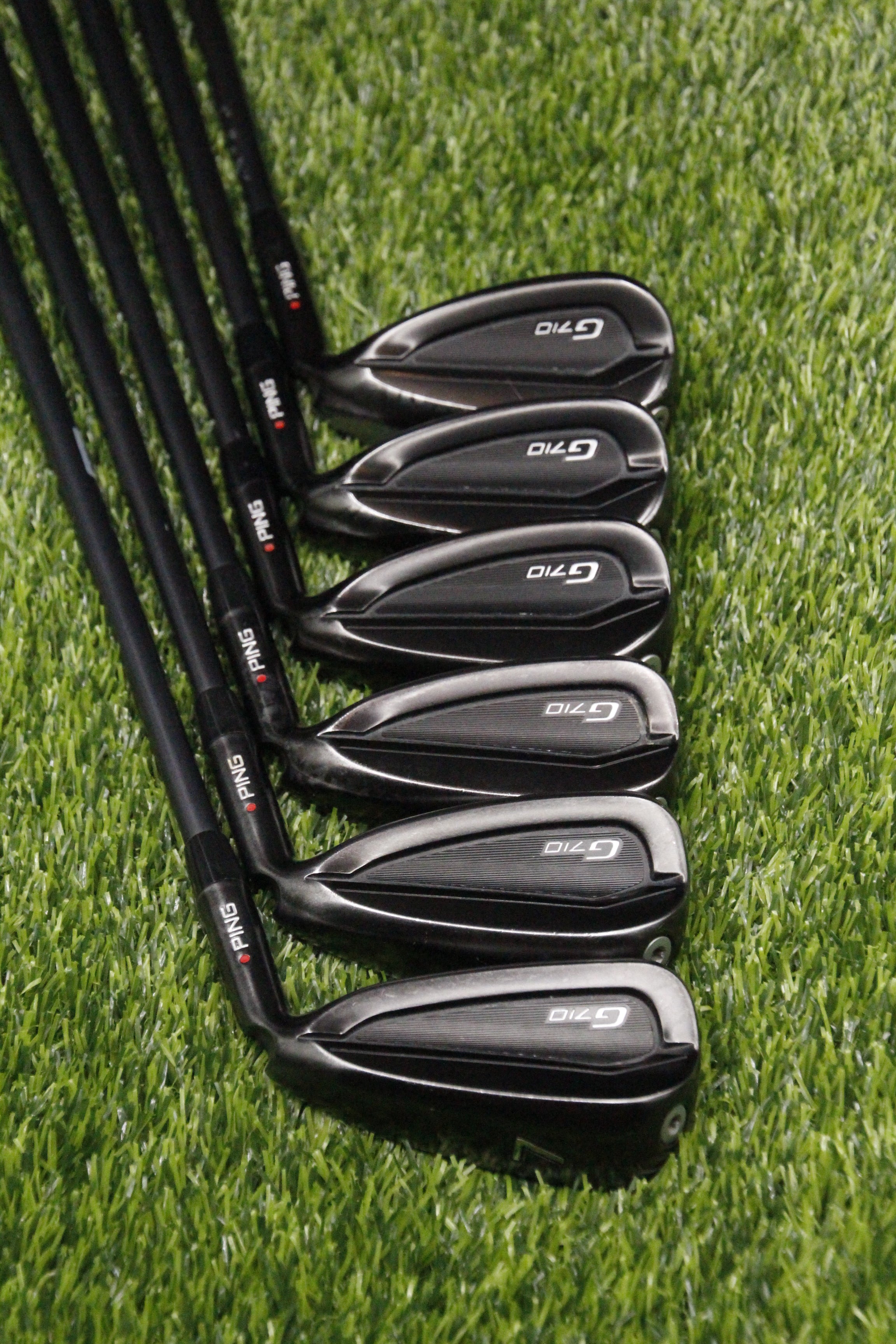 Ping G710 Iron Set 7-PW UW SW SR Flex +0.5"